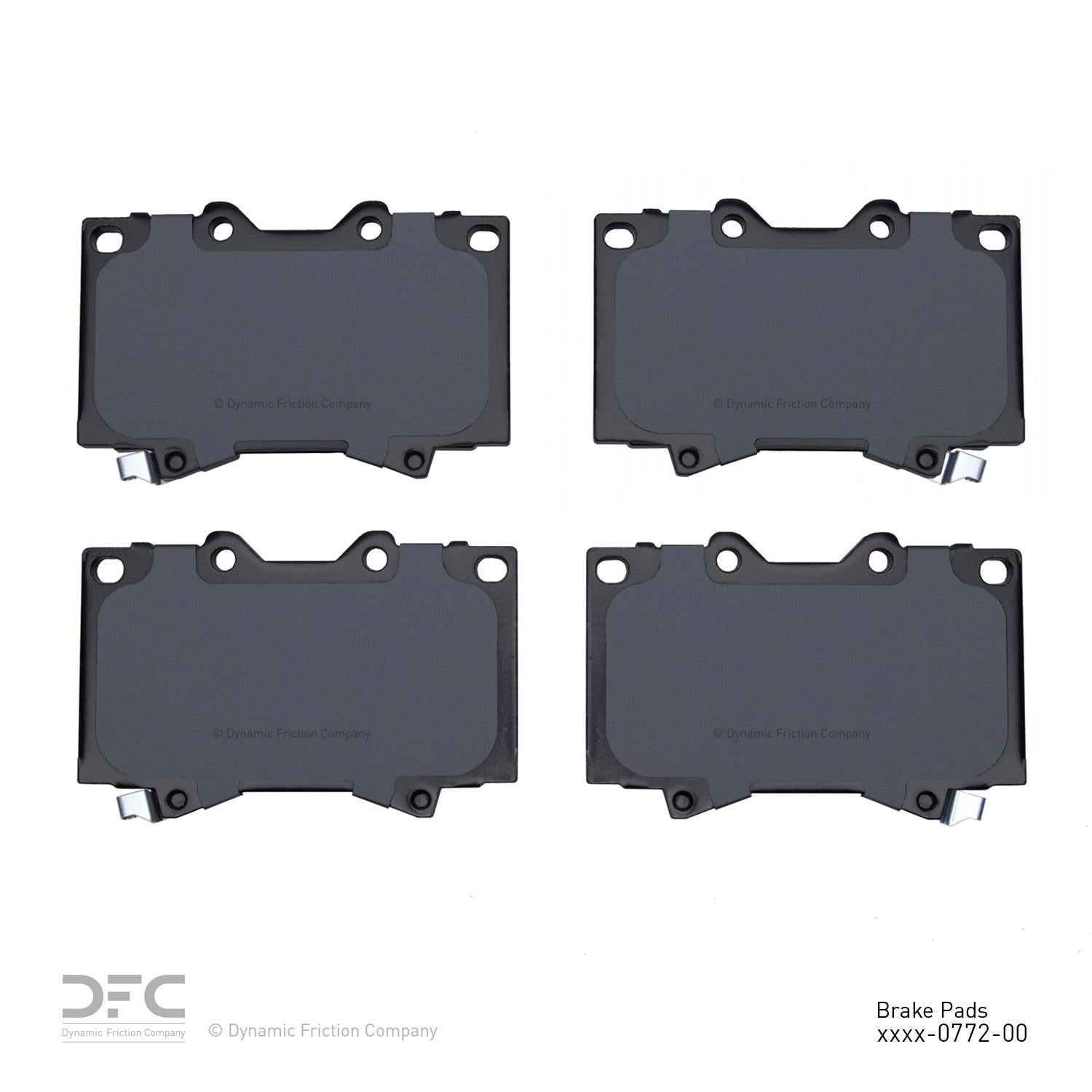 dynamic friction company disc brake pad set  frsport 1310-0772-00