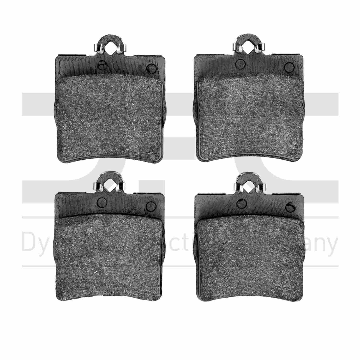 Dynamic Friction Company Disc Brake Pad Set  top view frsport 1310-0779-00