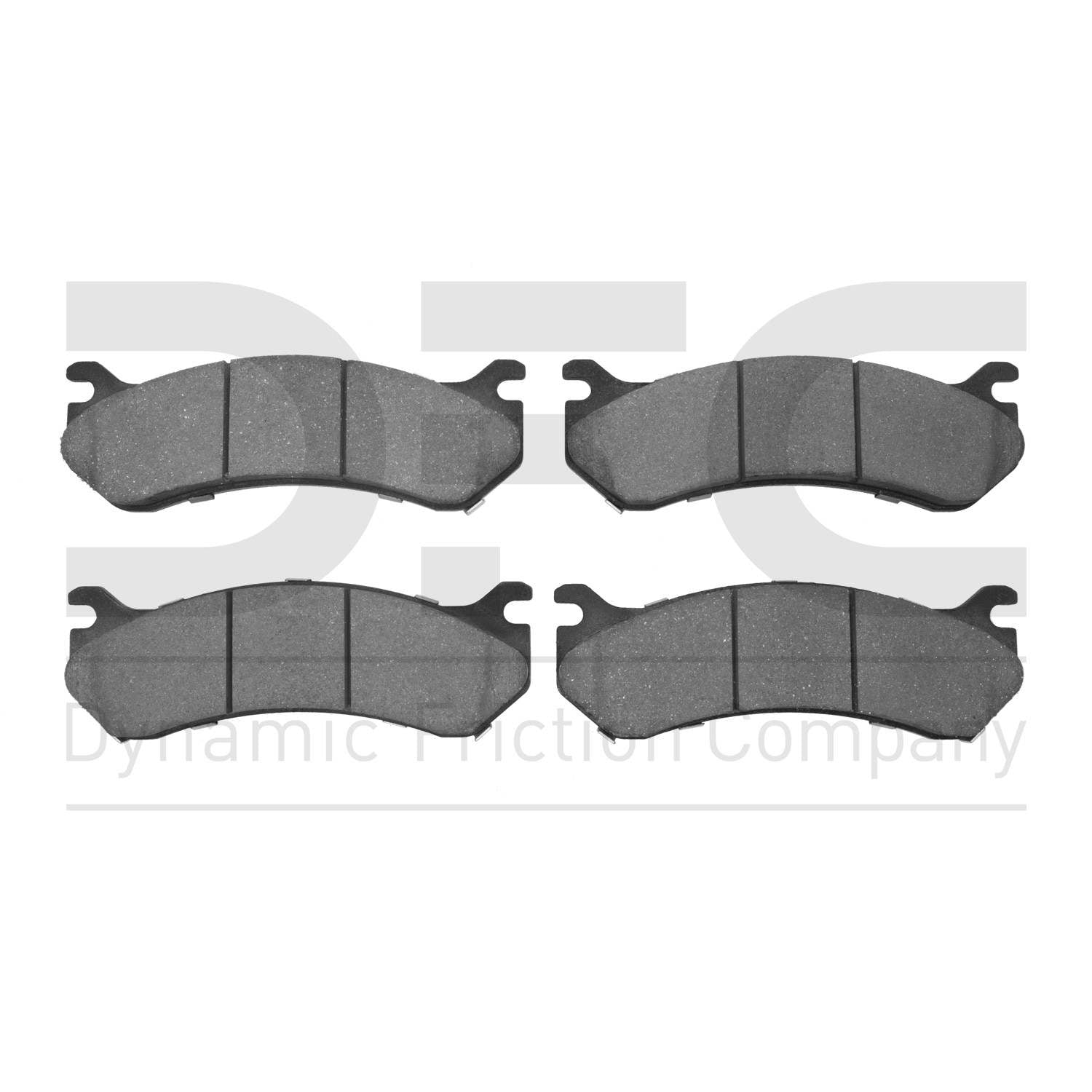 Dynamic Friction Company Disc Brake Pad Set  top view frsport 1310-0785-00