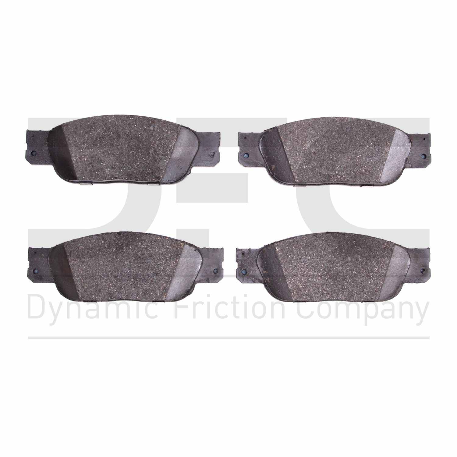 Dynamic Friction Company Disc Brake Pad Set  top view frsport 1310-0805-00