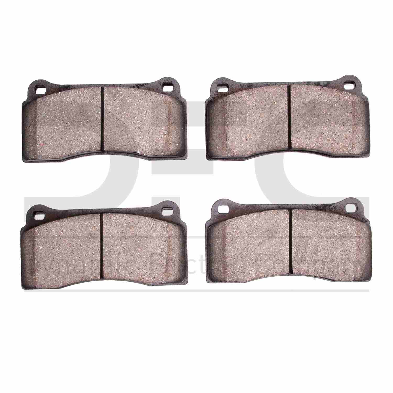 Dynamic Friction Company Disc Brake Pad Set  top view frsport 1310-0810-00