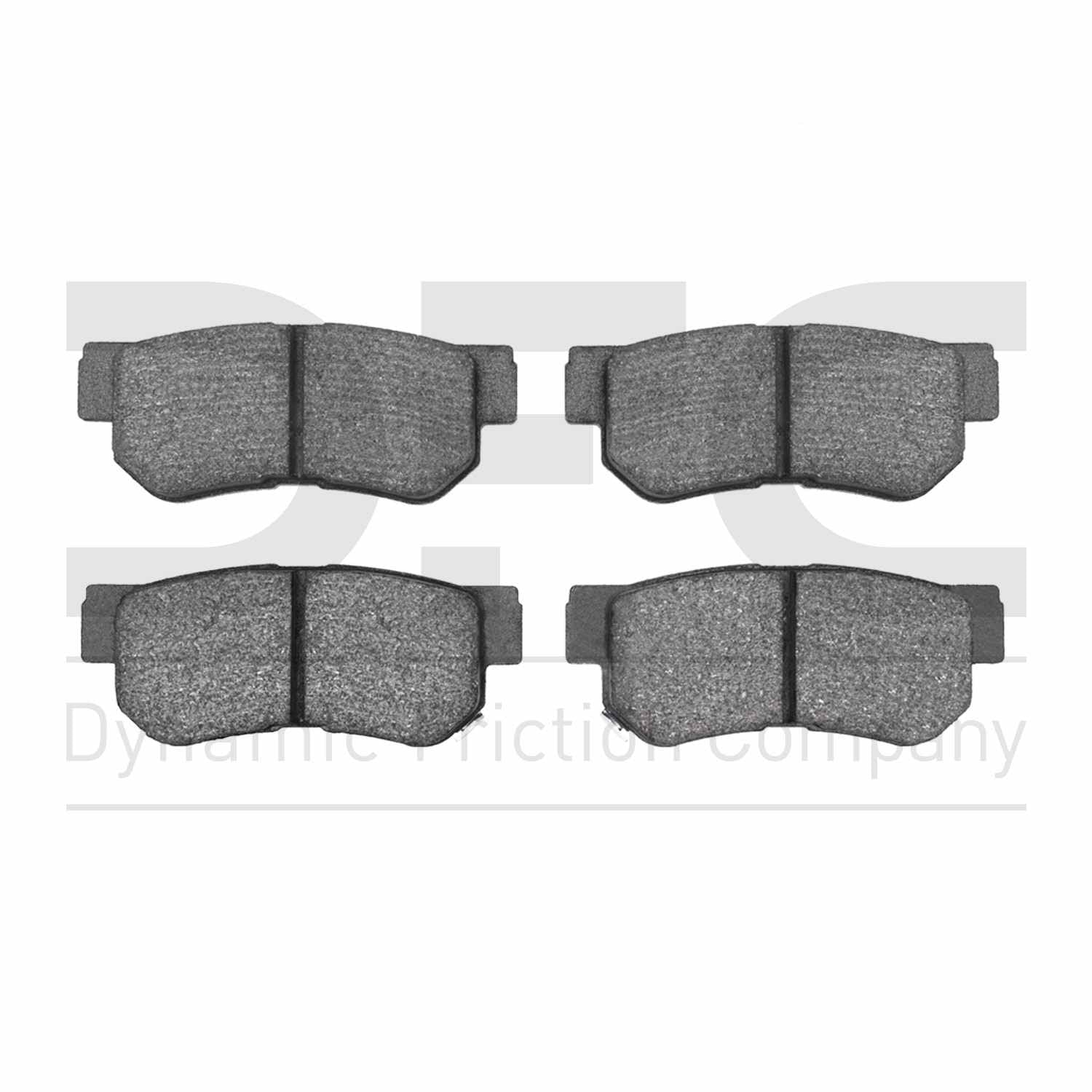 Dynamic Friction Company Disc Brake Pad Set  top view frsport 1310-0813-00