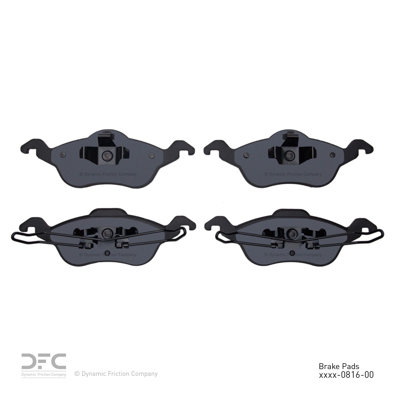 dynamic friction company disc brake pad set  frsport 1310-0816-00