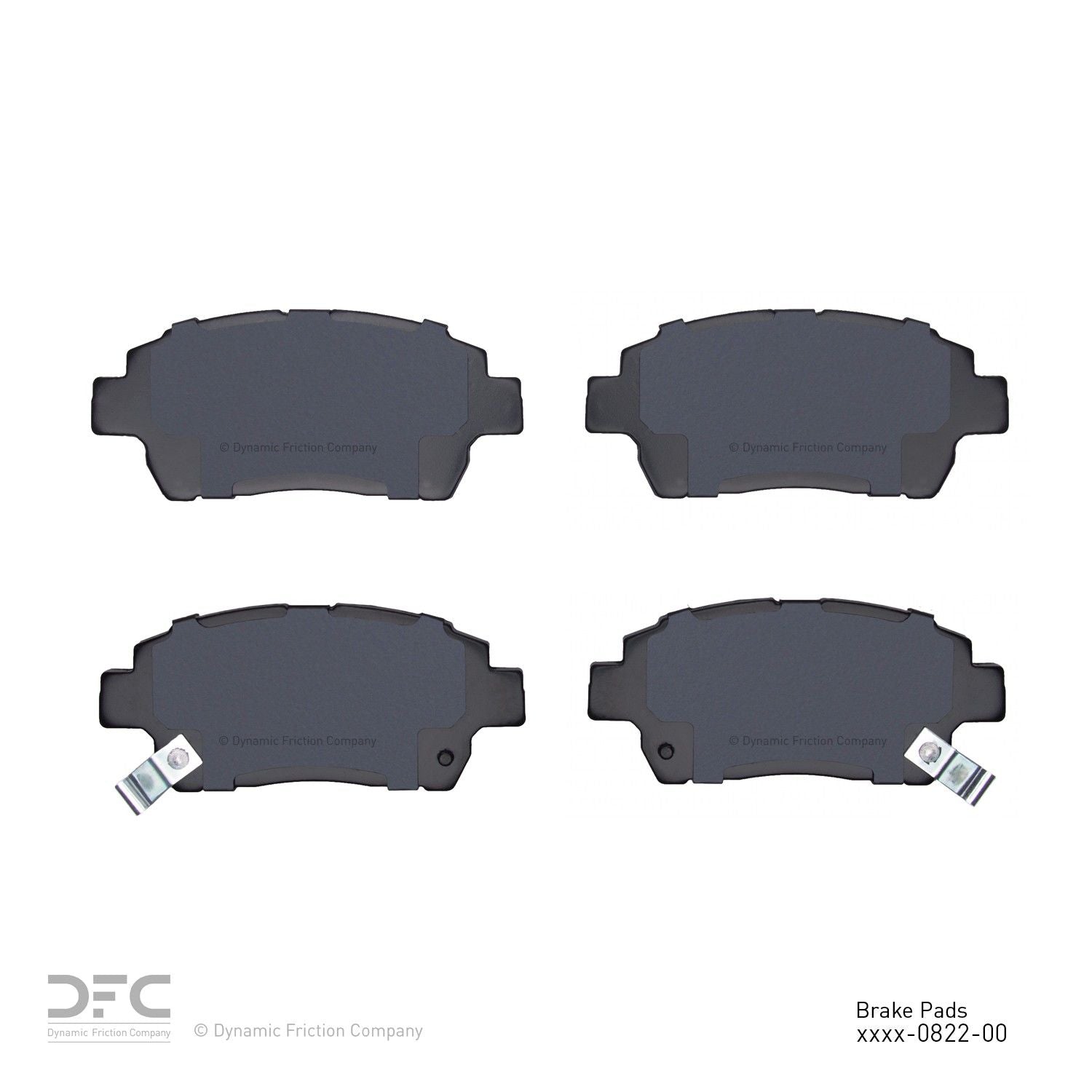 dynamic friction company disc brake pad set  frsport 1310-0822-00