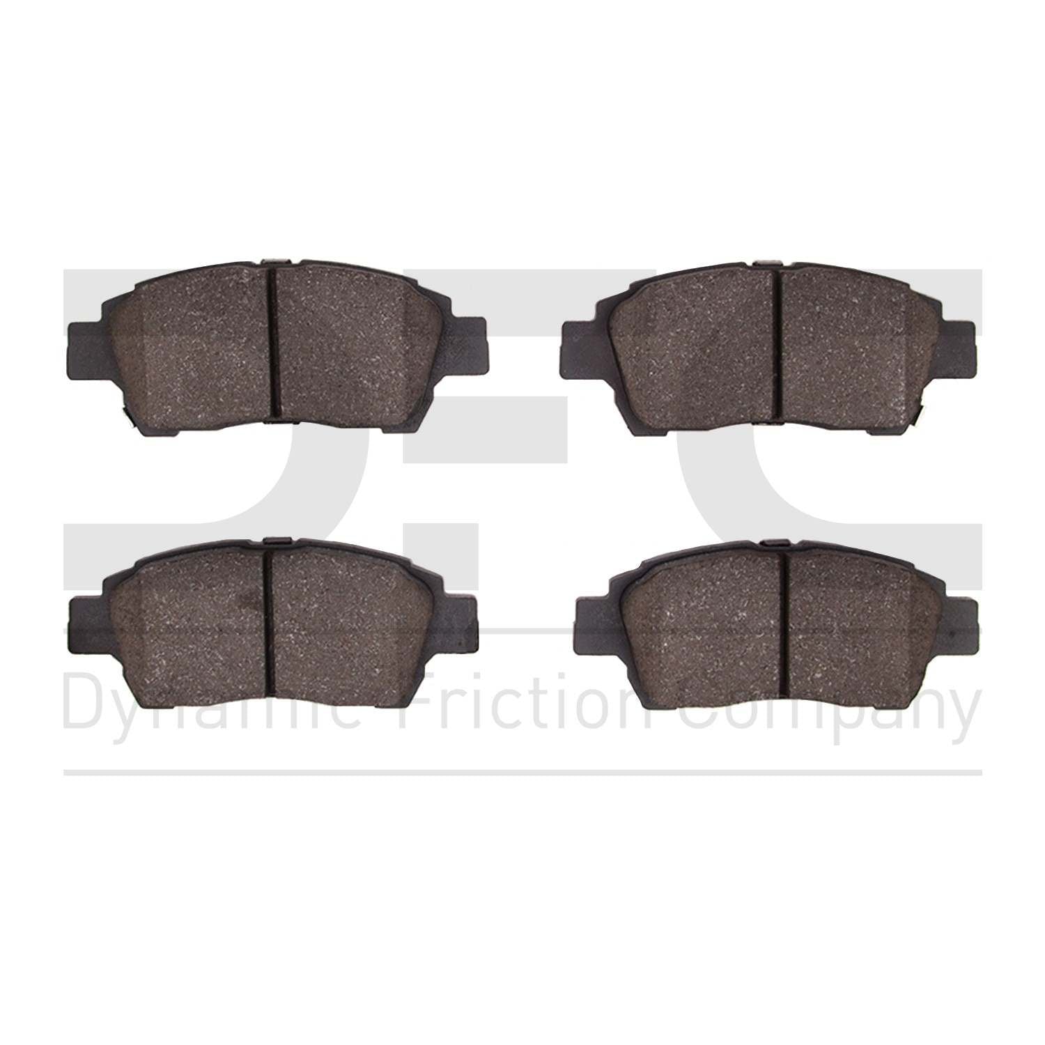 Dynamic Friction Company Disc Brake Pad Set  top view frsport 1310-0831-00