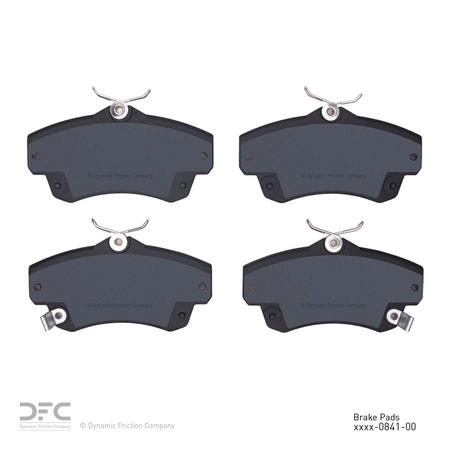 dynamic friction company disc brake pad set  frsport 1310-0841-00