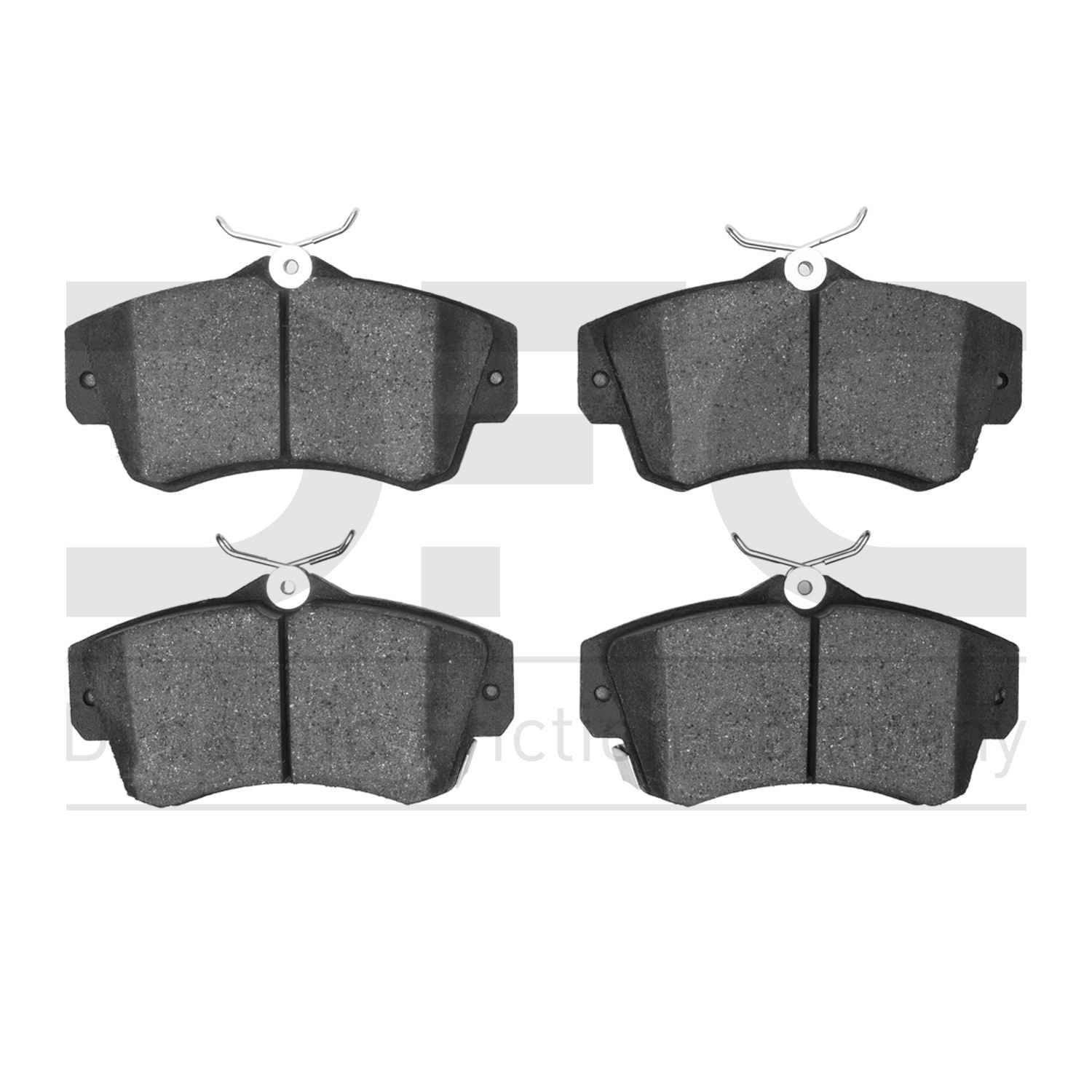 Dynamic Friction Company Disc Brake Pad Set  top view frsport 1310-0841-00