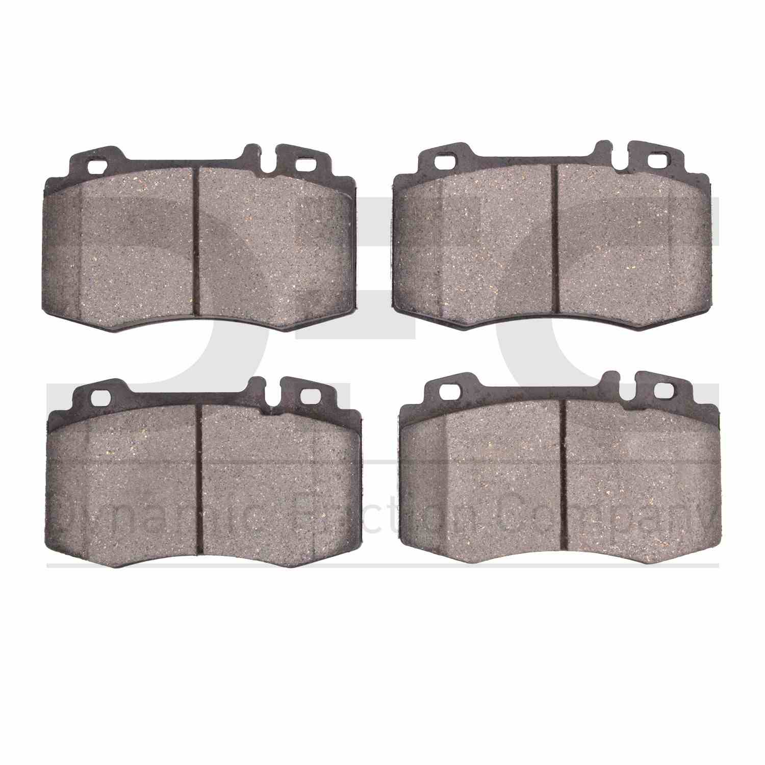 Dynamic Friction Company Disc Brake Pad Set  top view frsport 1310-0847-00