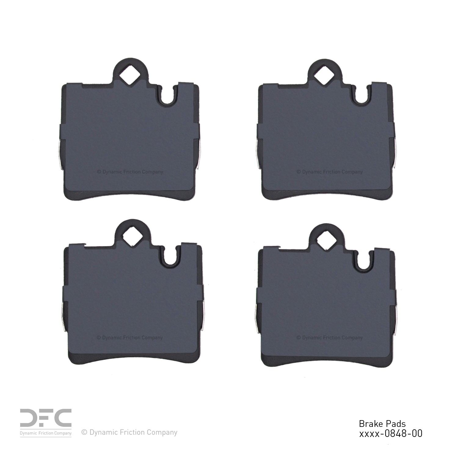 dynamic friction company disc brake pad set  frsport 1310-0848-00