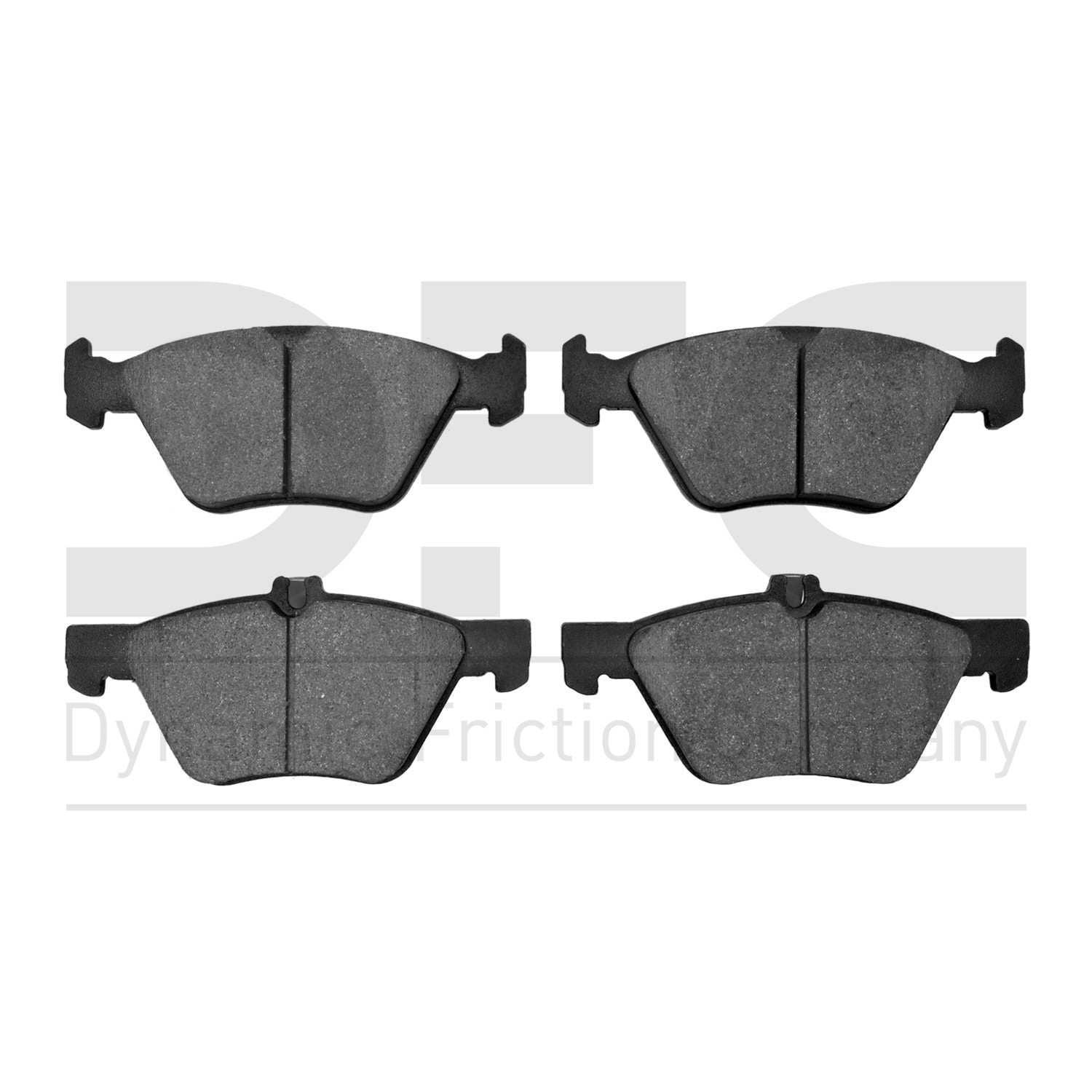 Dynamic Friction Company Disc Brake Pad Set  top view frsport 1310-0853-10