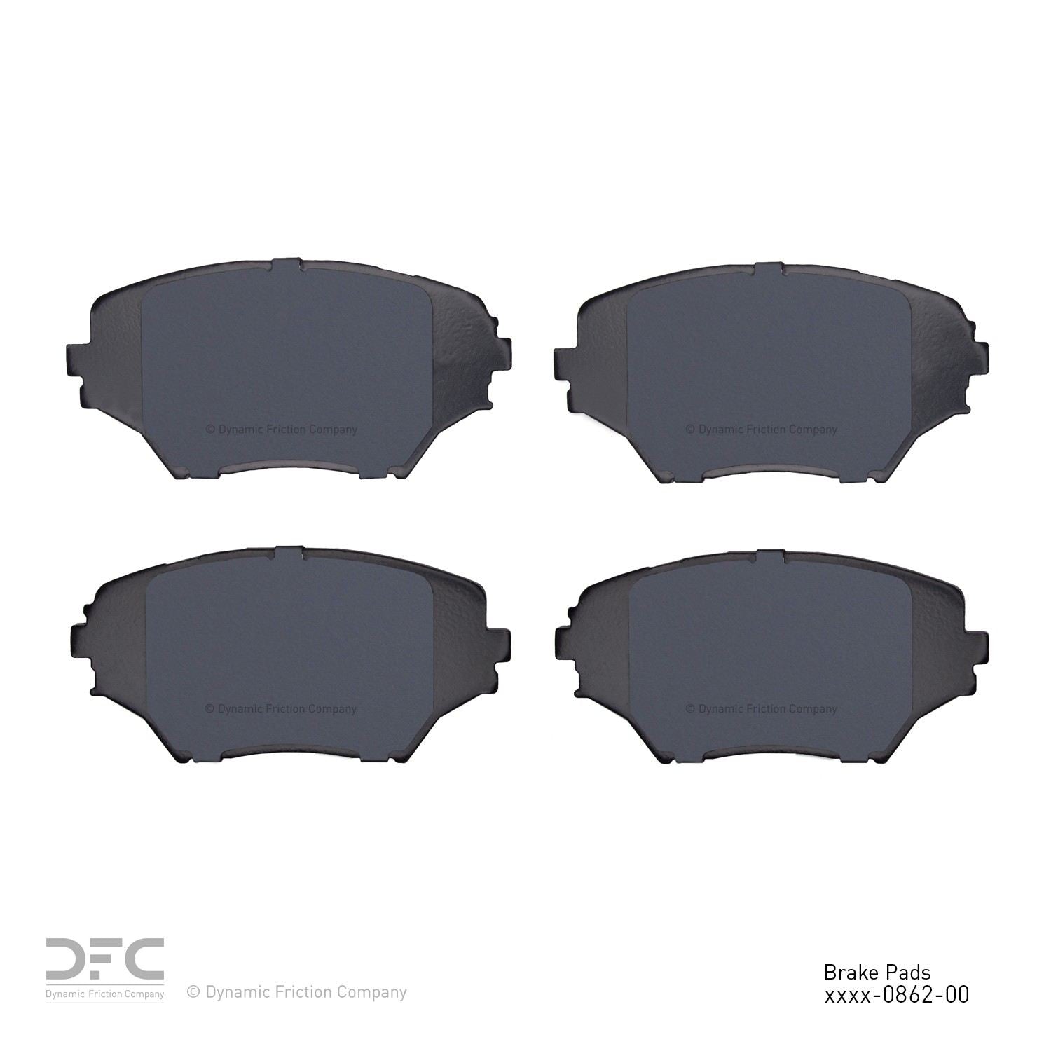 dynamic friction company disc brake pad set  frsport 1310-0862-00