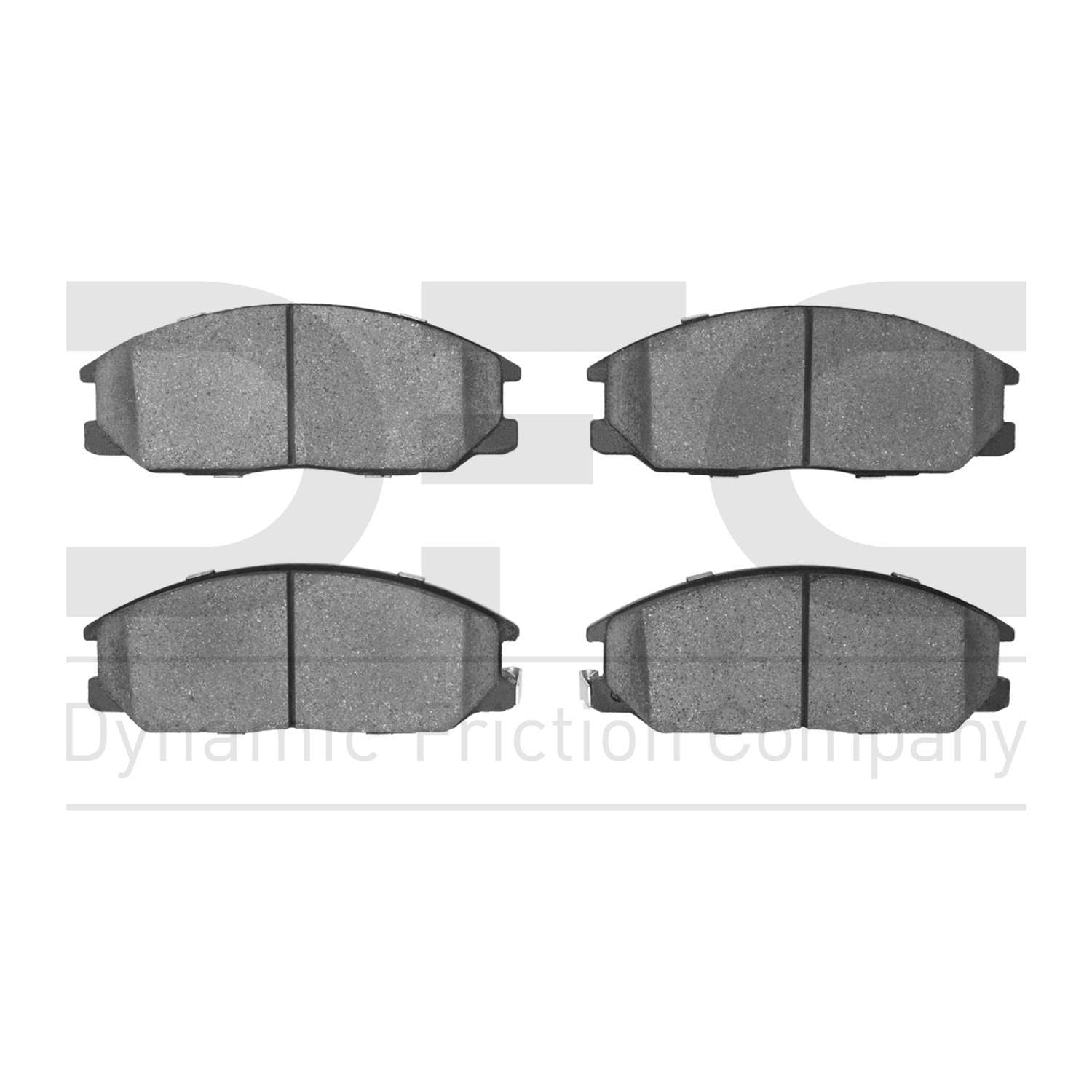 Dynamic Friction Company Disc Brake Pad Set  top view frsport 1310-0864-00