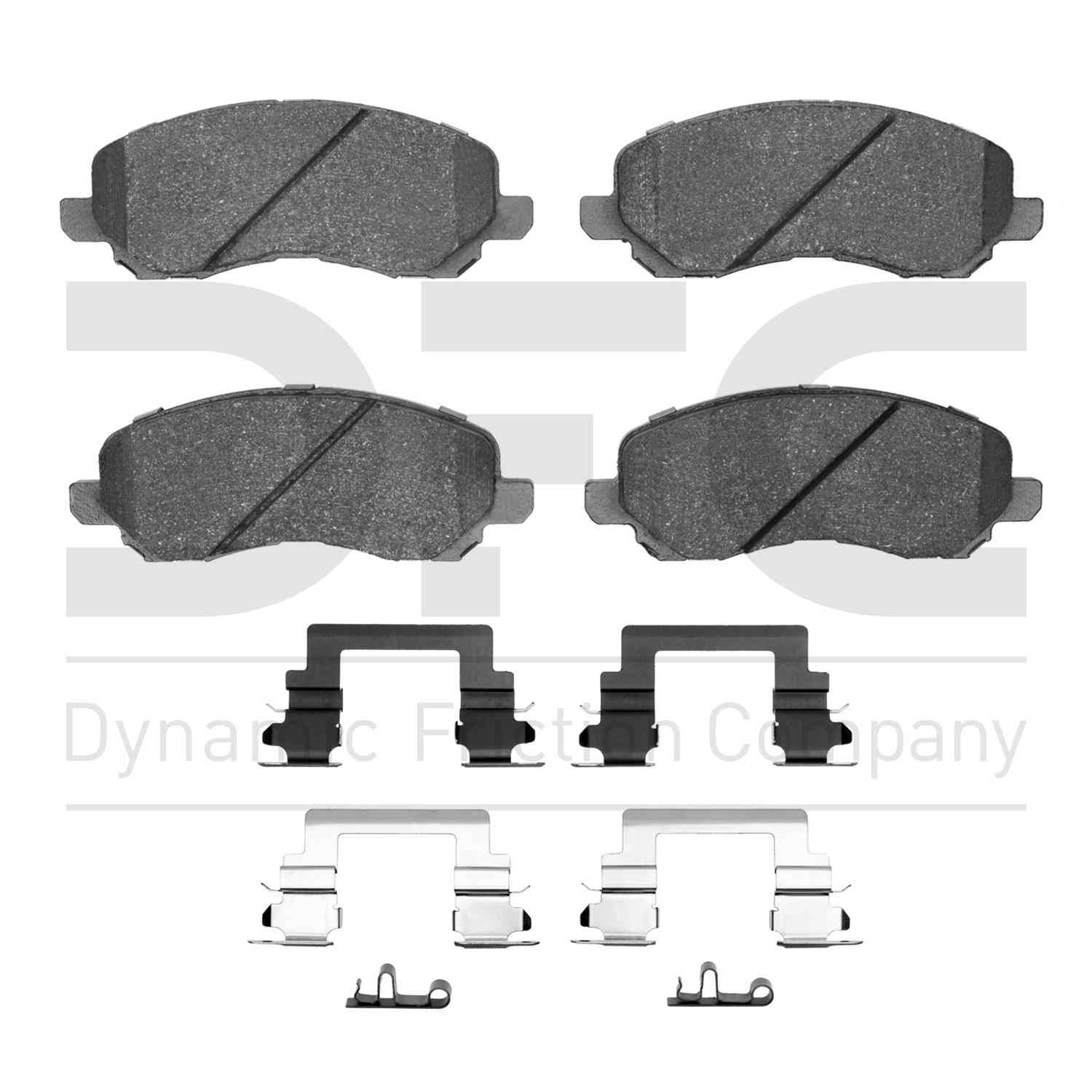 dynamic friction company disc brake pad set  frsport 1310-0866-01