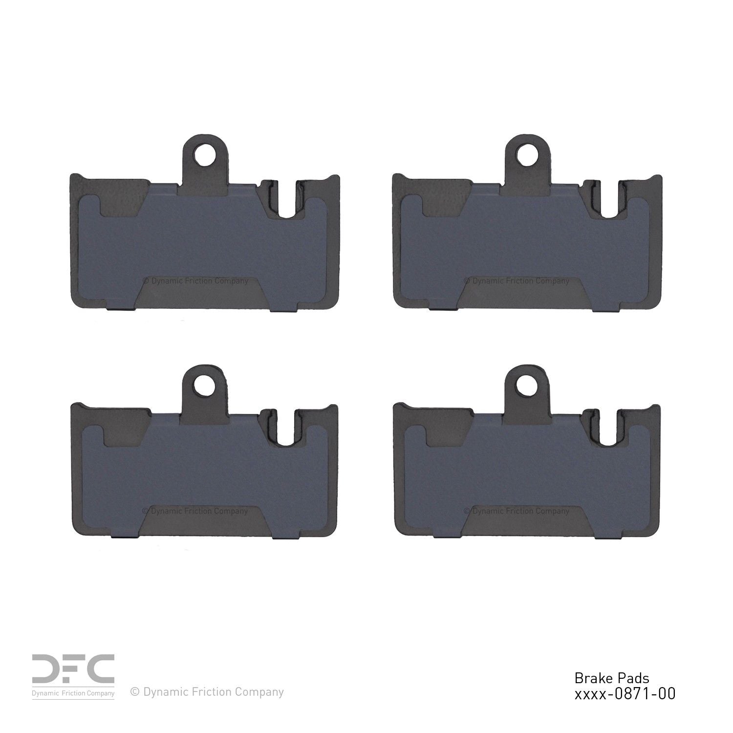 dynamic friction company disc brake pad set  frsport 1310-0871-00