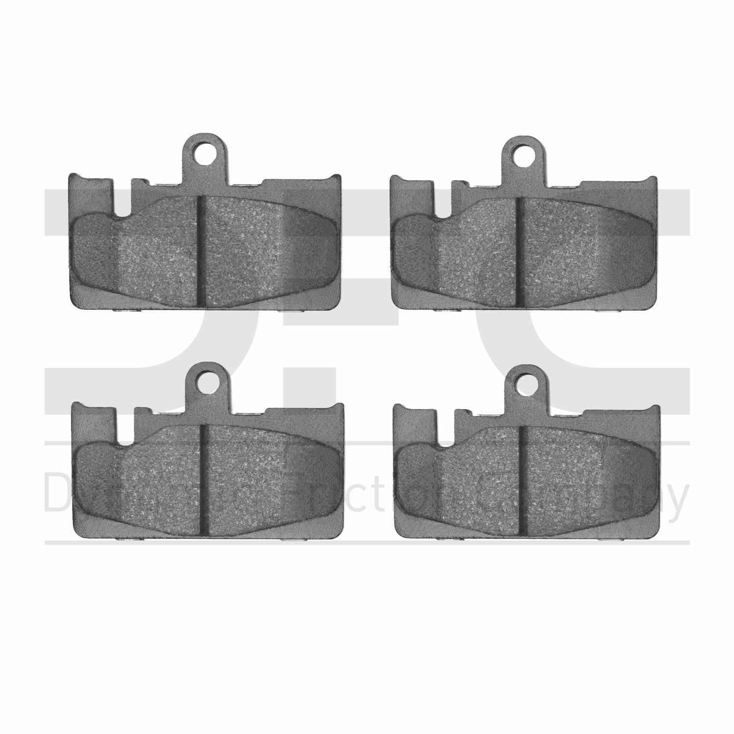 Dynamic Friction Company Disc Brake Pad Set  top view frsport 1310-0871-00