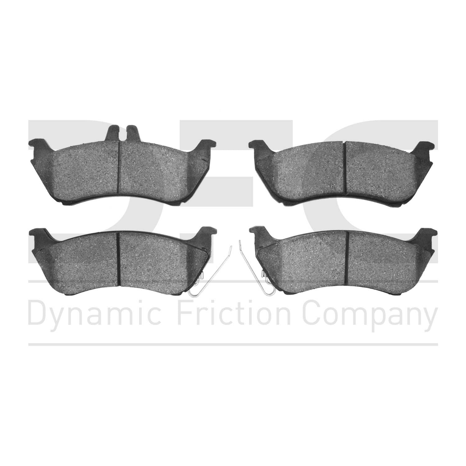 Dynamic Friction Company Disc Brake Pad Set  top view frsport 1310-0875-00