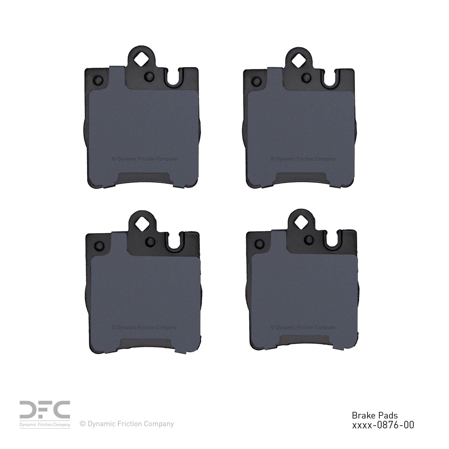 dynamic friction company disc brake pad set  frsport 1310-0876-00