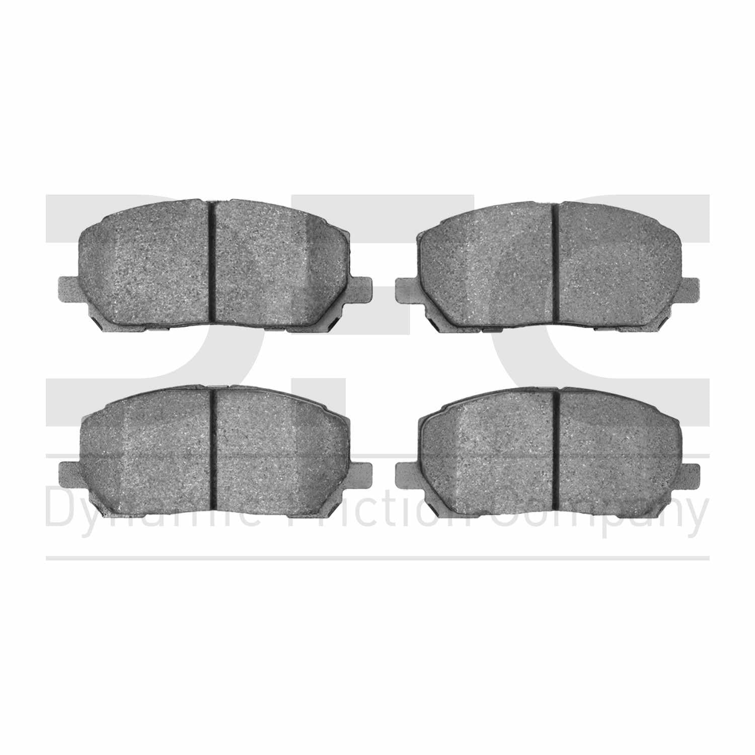 Dynamic Friction Company Disc Brake Pad Set  top view frsport 1310-0884-00