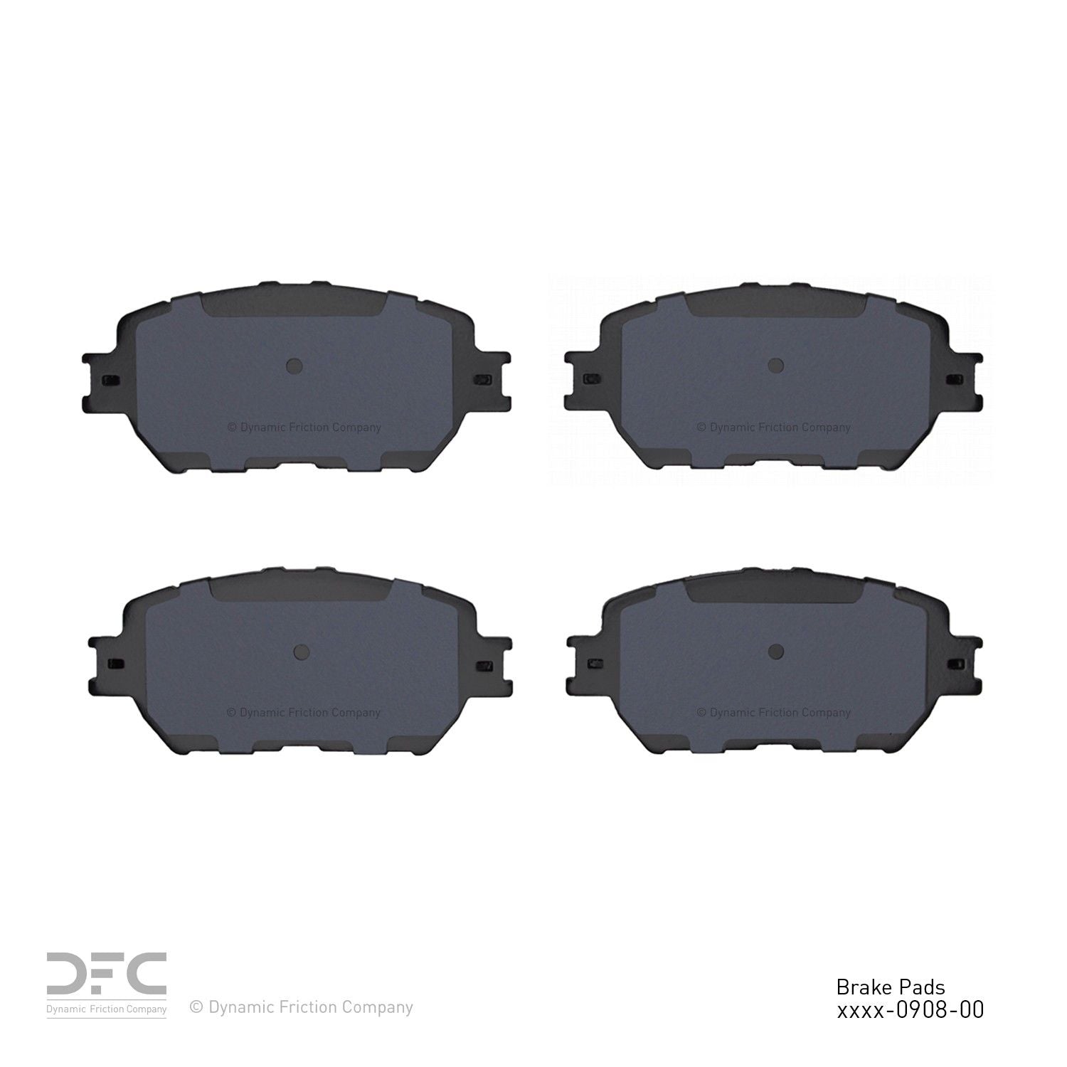 dynamic friction company disc brake pad set  frsport 1310-0908-00