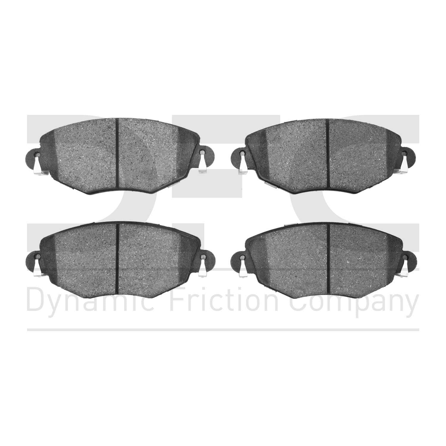 Dynamic Friction Company Disc Brake Pad Set  top view frsport 1310-0910-00