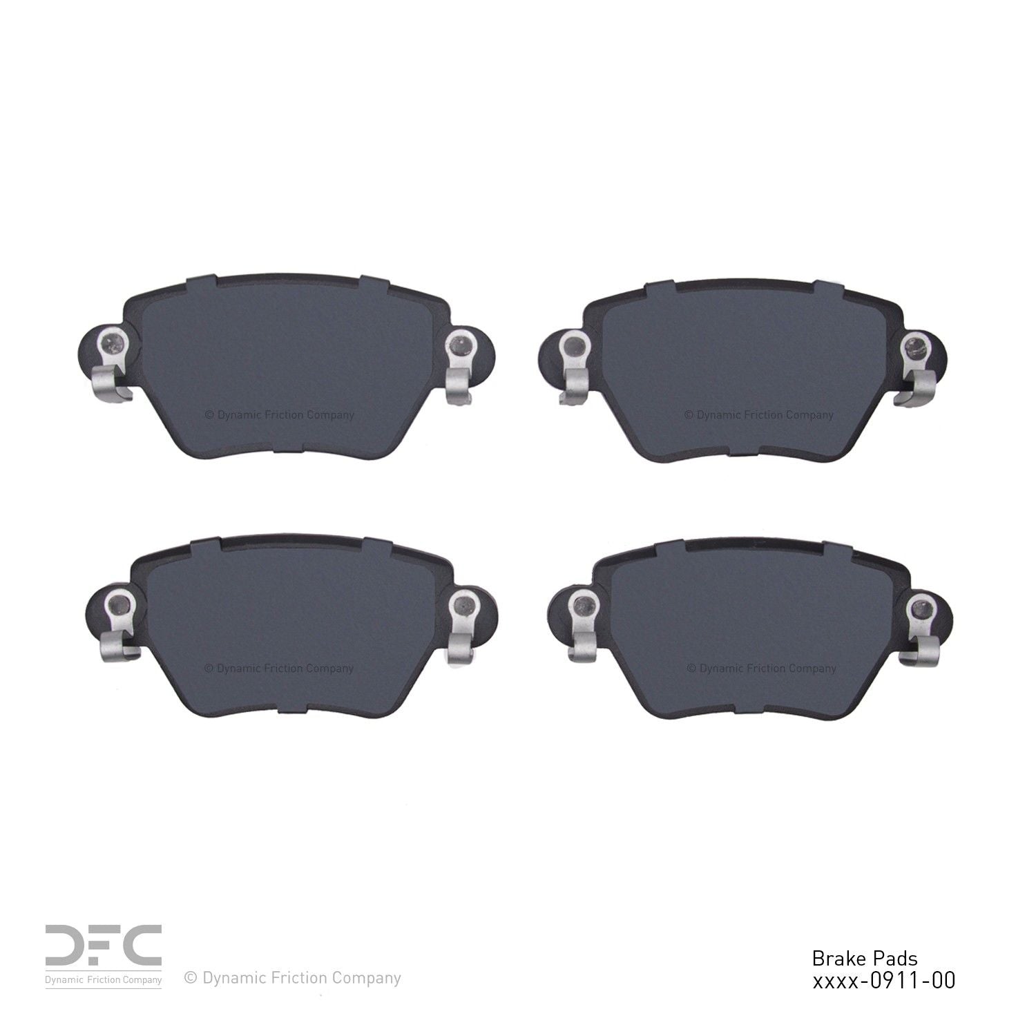 dynamic friction company disc brake pad set  frsport 1310-0911-00