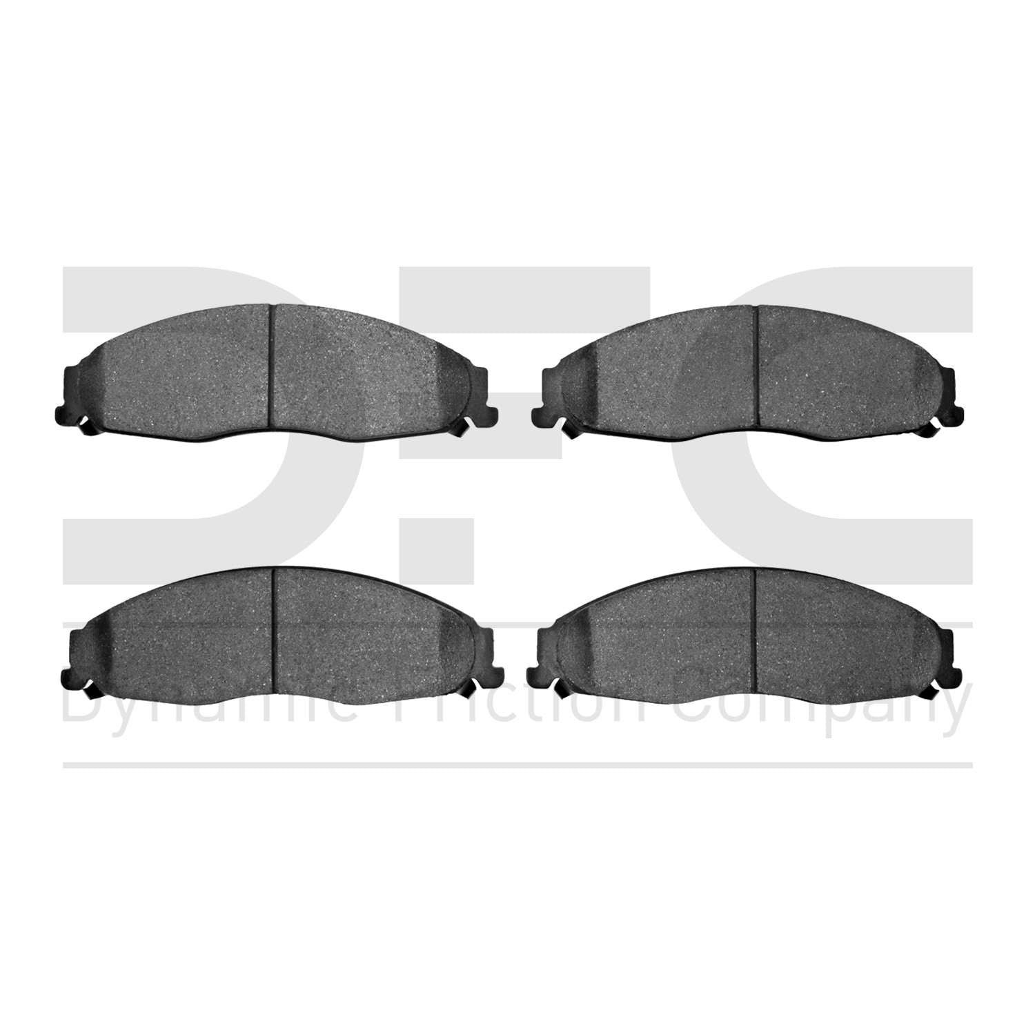 Dynamic Friction Company Disc Brake Pad Set  top view frsport 1310-0921-00