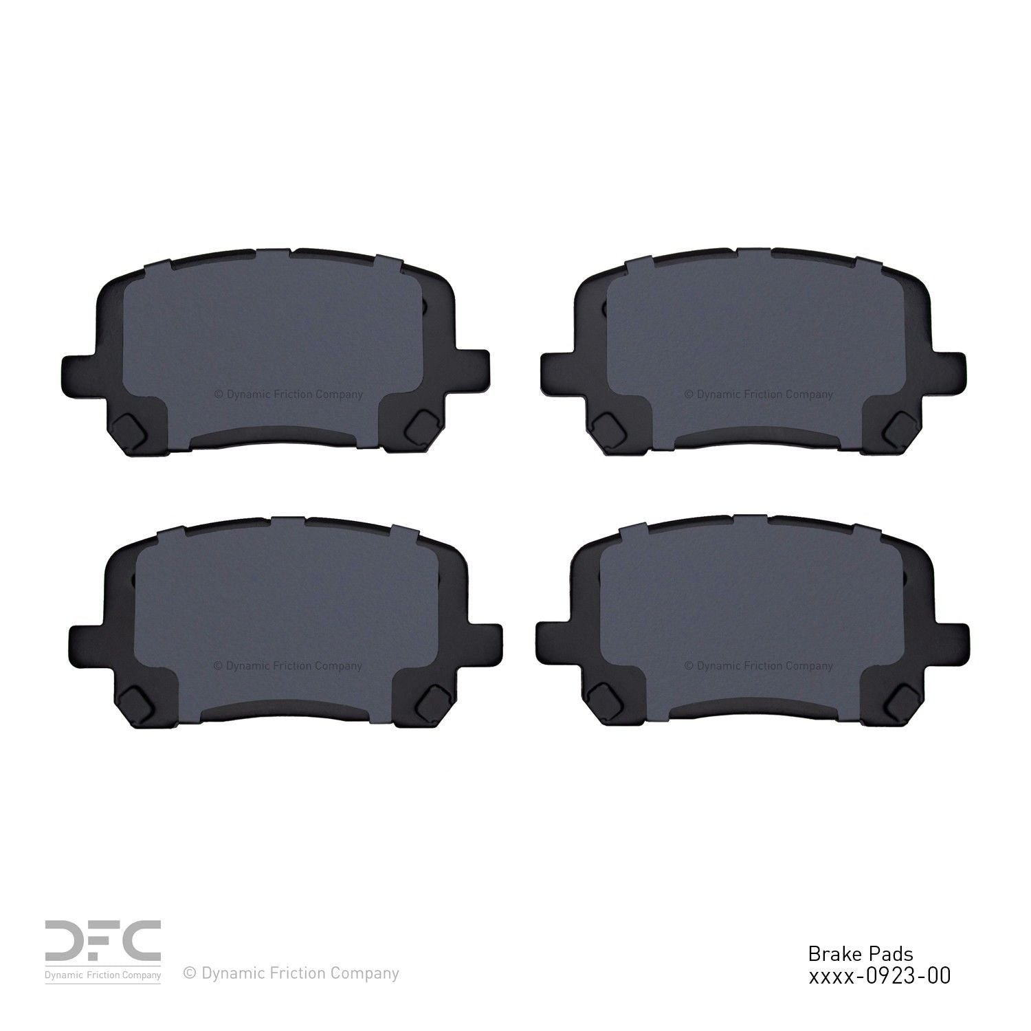 dynamic friction company disc brake pad set  frsport 1310-0923-00