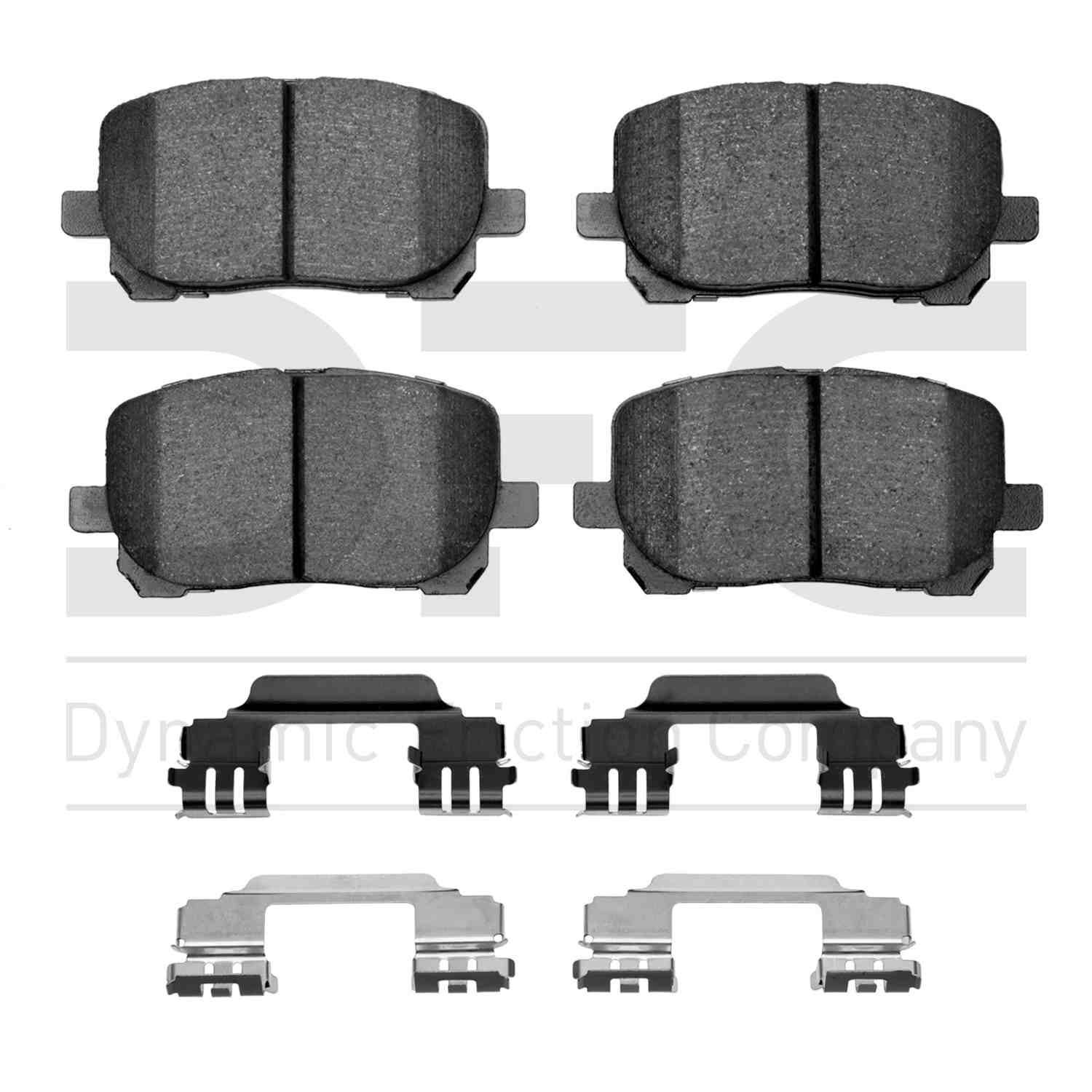 Dynamic Friction Company Disc Brake Pad Set  top view frsport 1310-0923-01