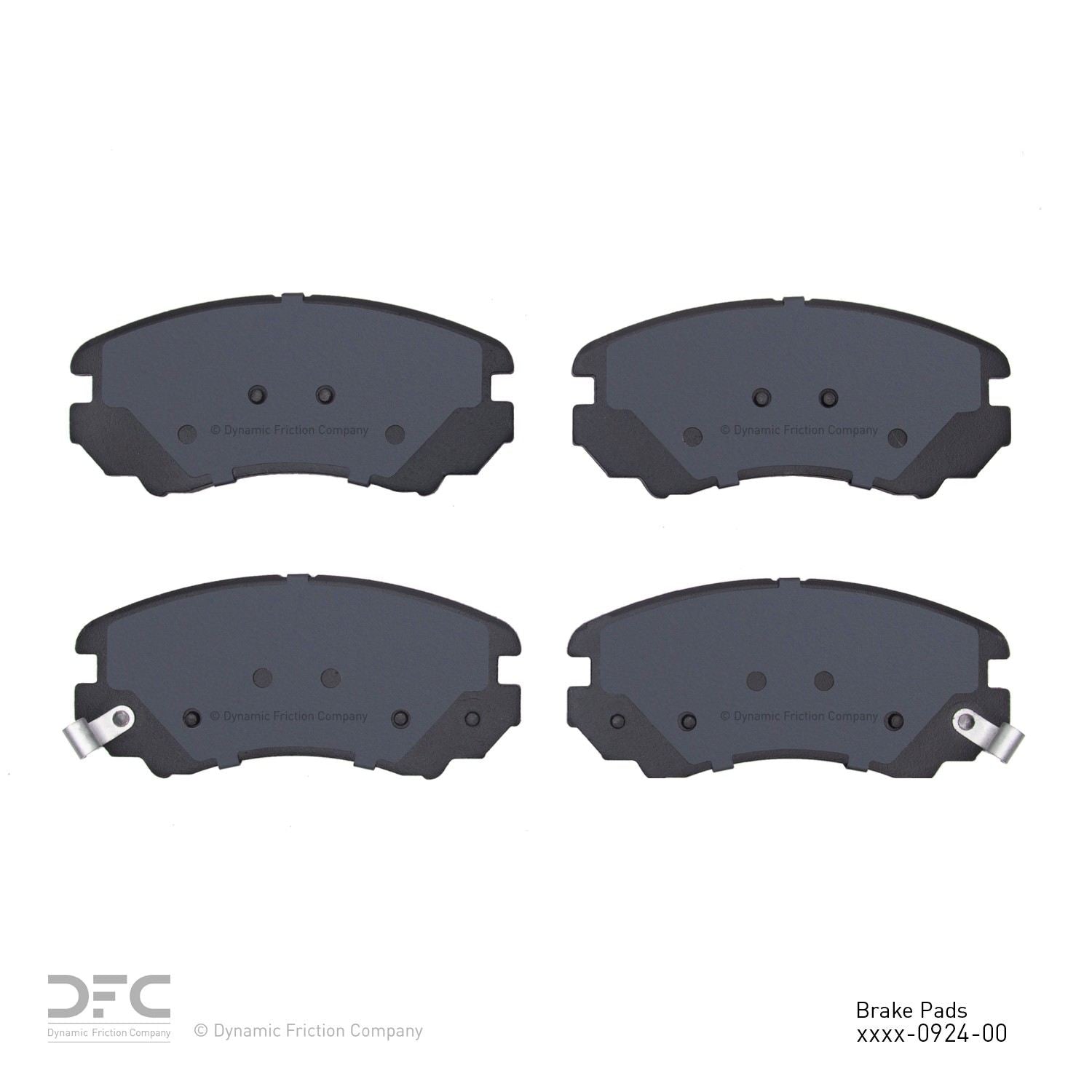 dynamic friction company disc brake pad set  frsport 1310-0924-00