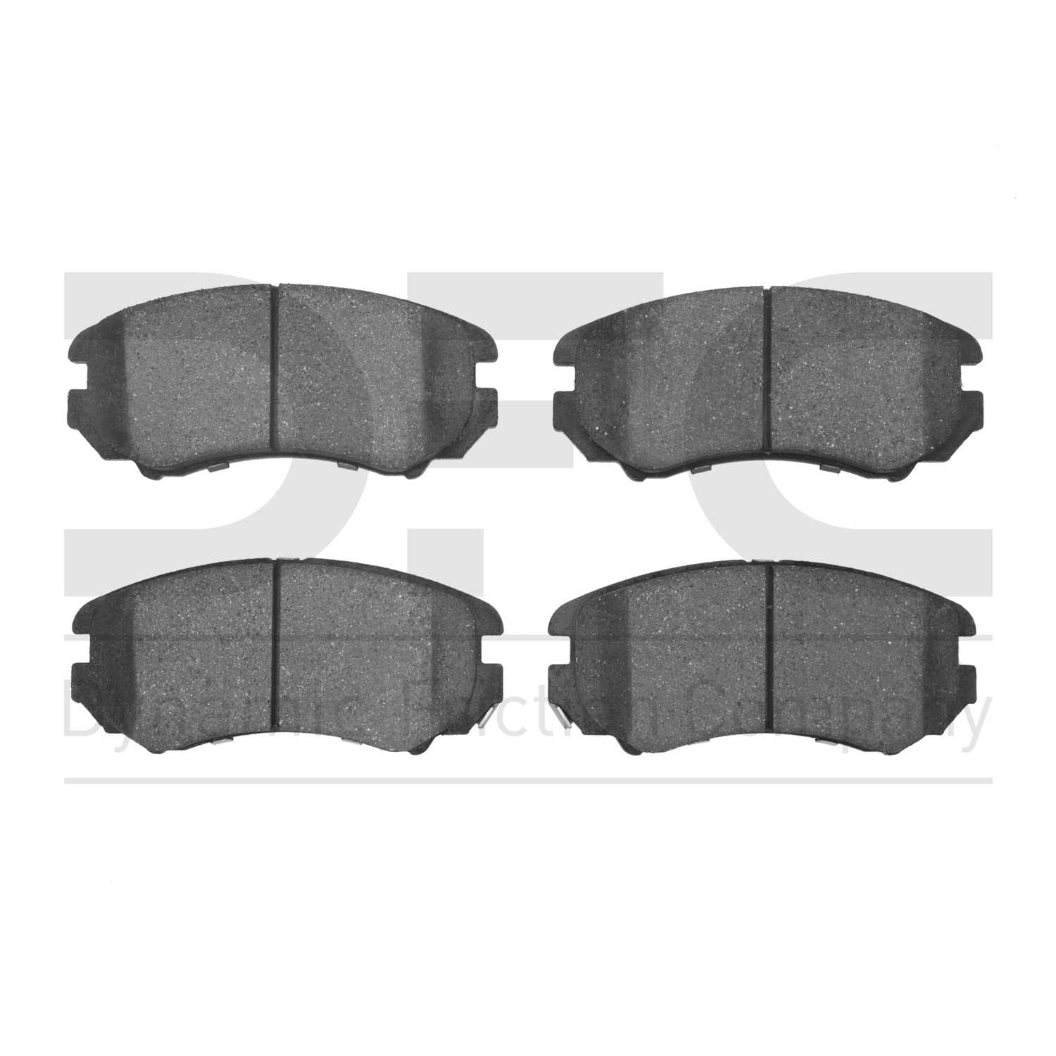 Dynamic Friction Company Disc Brake Pad Set  top view frsport 1310-0924-00