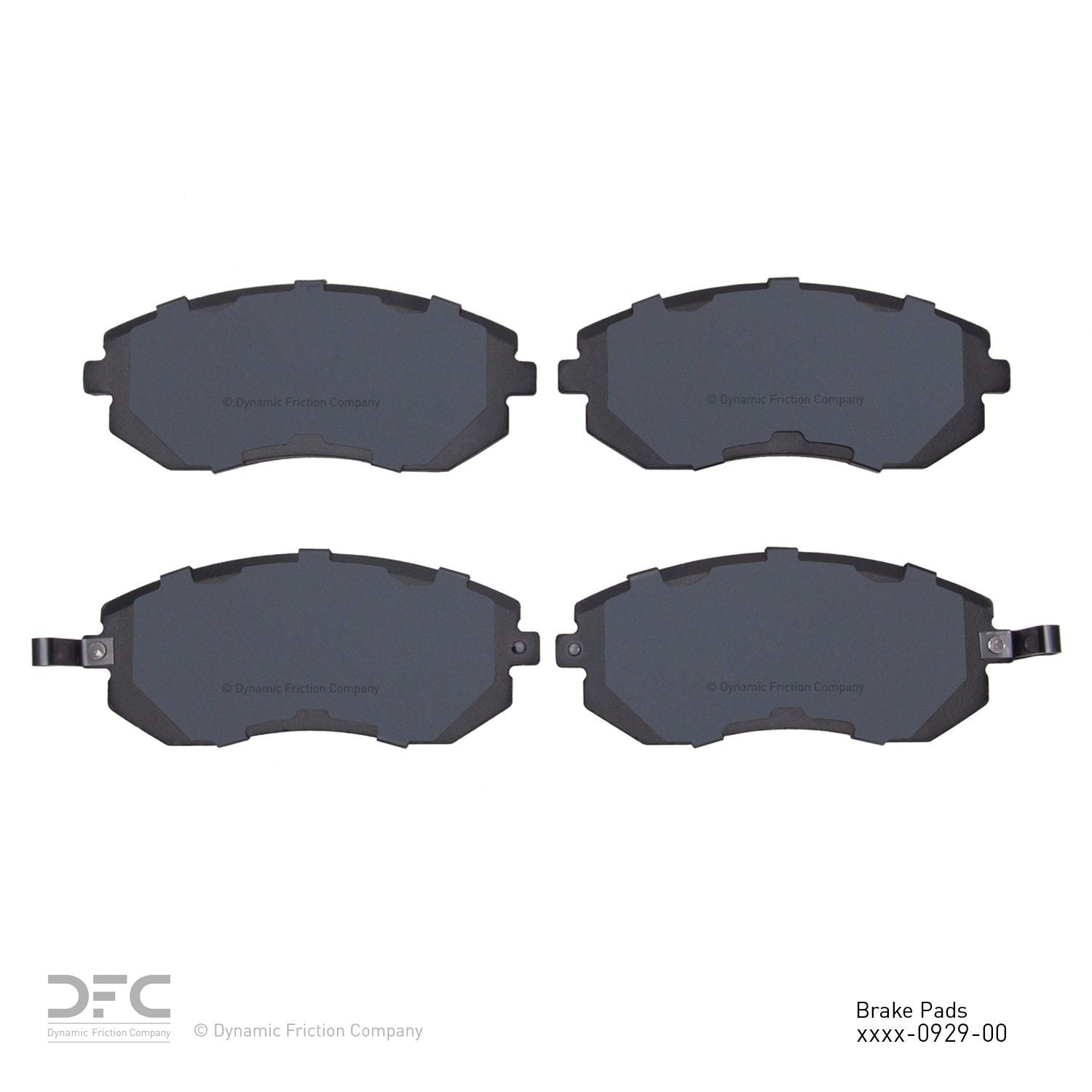 dynamic friction company disc brake pad set  frsport 1310-0929-00