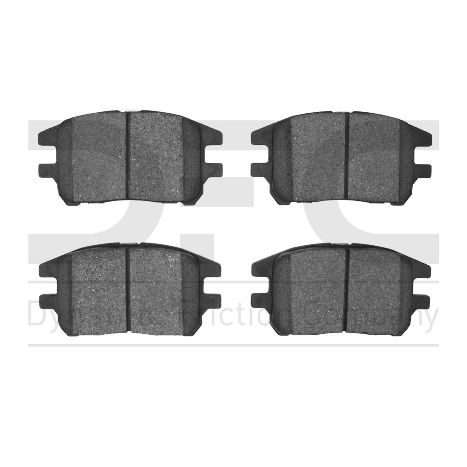 Dynamic Friction Company Disc Brake Pad Set  top view frsport 1310-0930-00