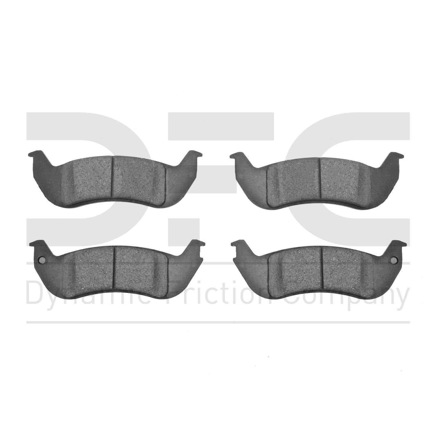 Dynamic Friction Company Disc Brake Pad Set  top view frsport 1310-0932-00