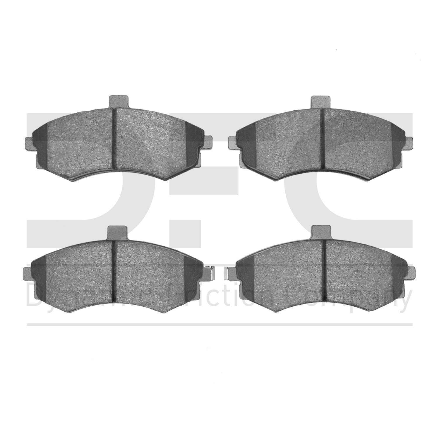 Dynamic Friction Company Disc Brake Pad Set  top view frsport 1310-0941-00