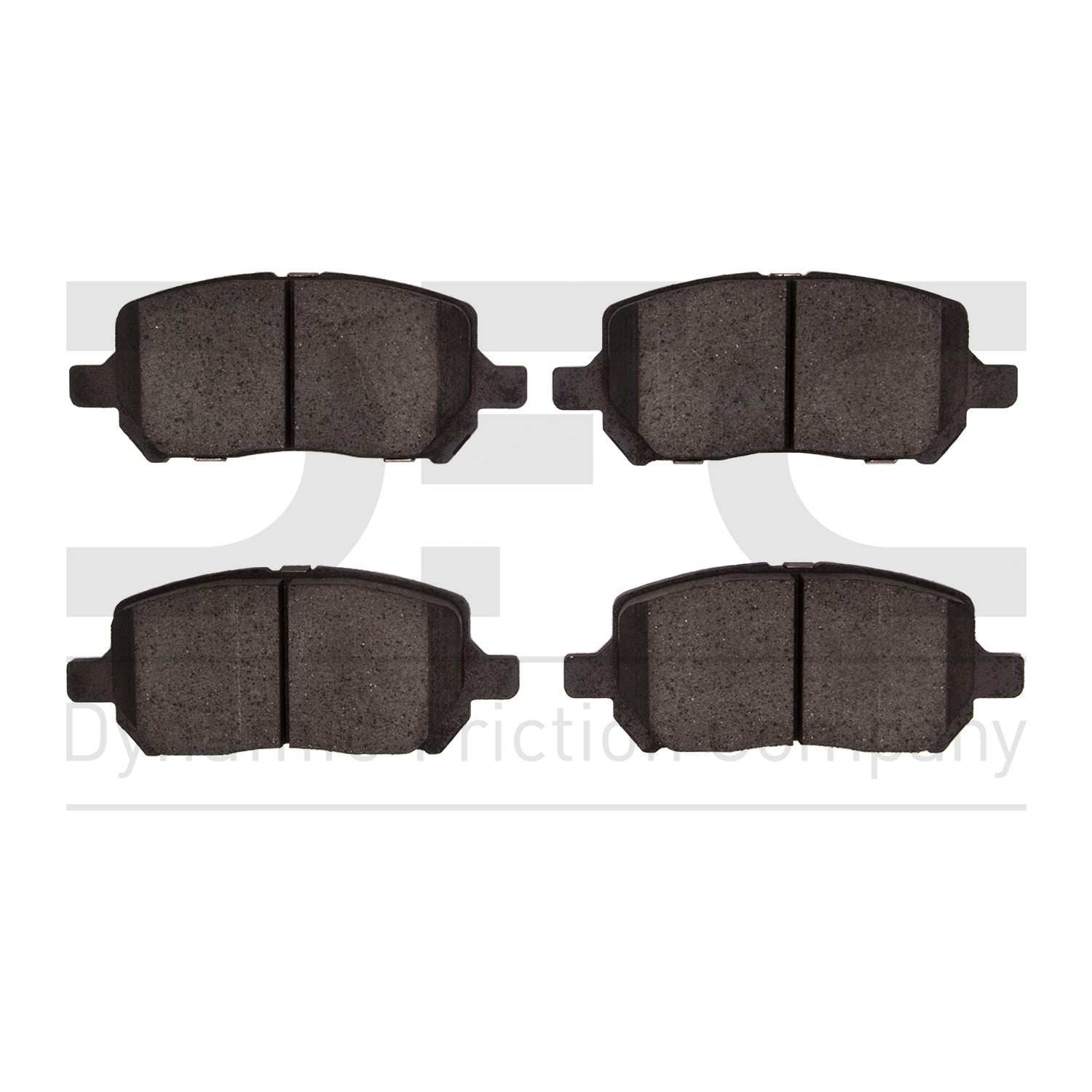 Dynamic Friction Company Disc Brake Pad Set  top view frsport 1310-0956-00