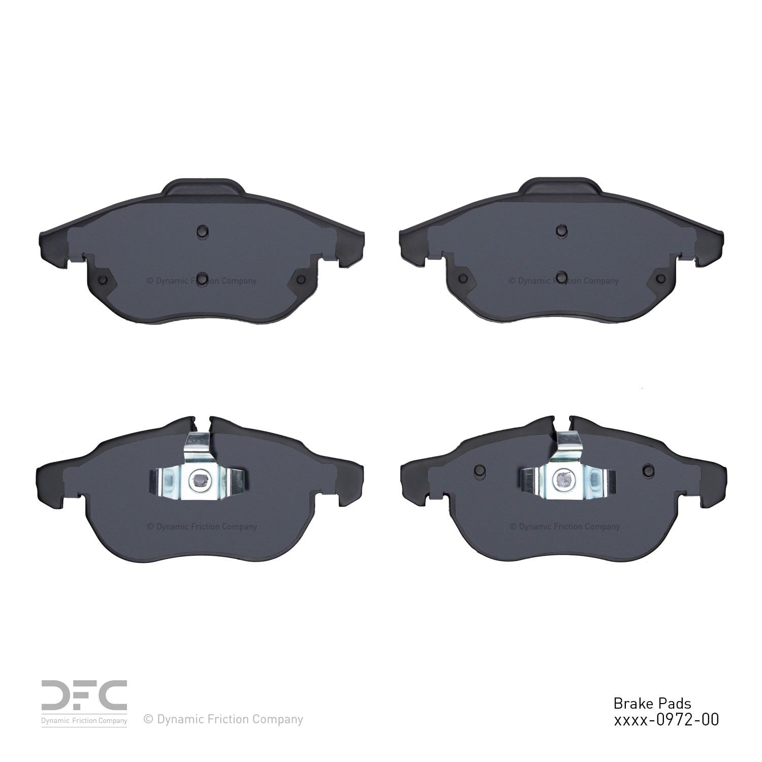 dynamic friction company disc brake pad set  frsport 1310-0972-00