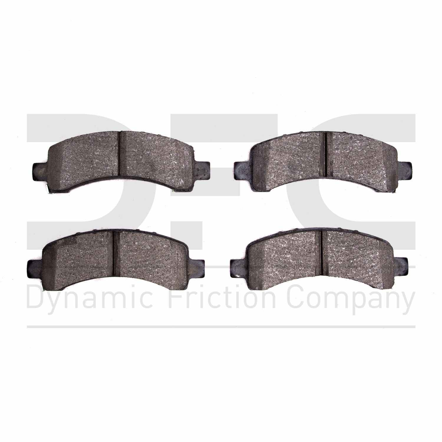 Dynamic Friction Company Disc Brake Pad Set  top view frsport 1310-0974-00