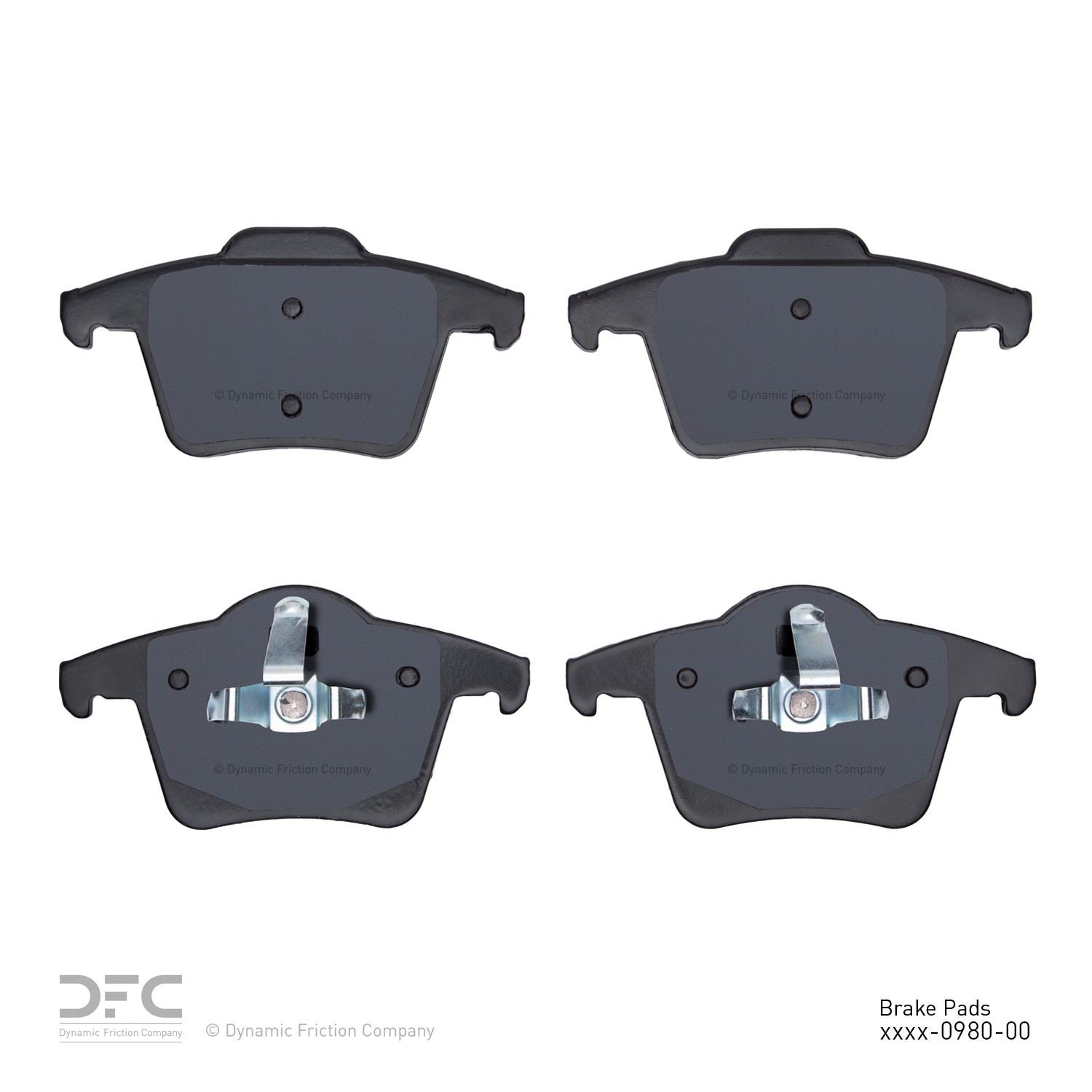 dynamic friction company disc brake pad set  frsport 1310-0980-00