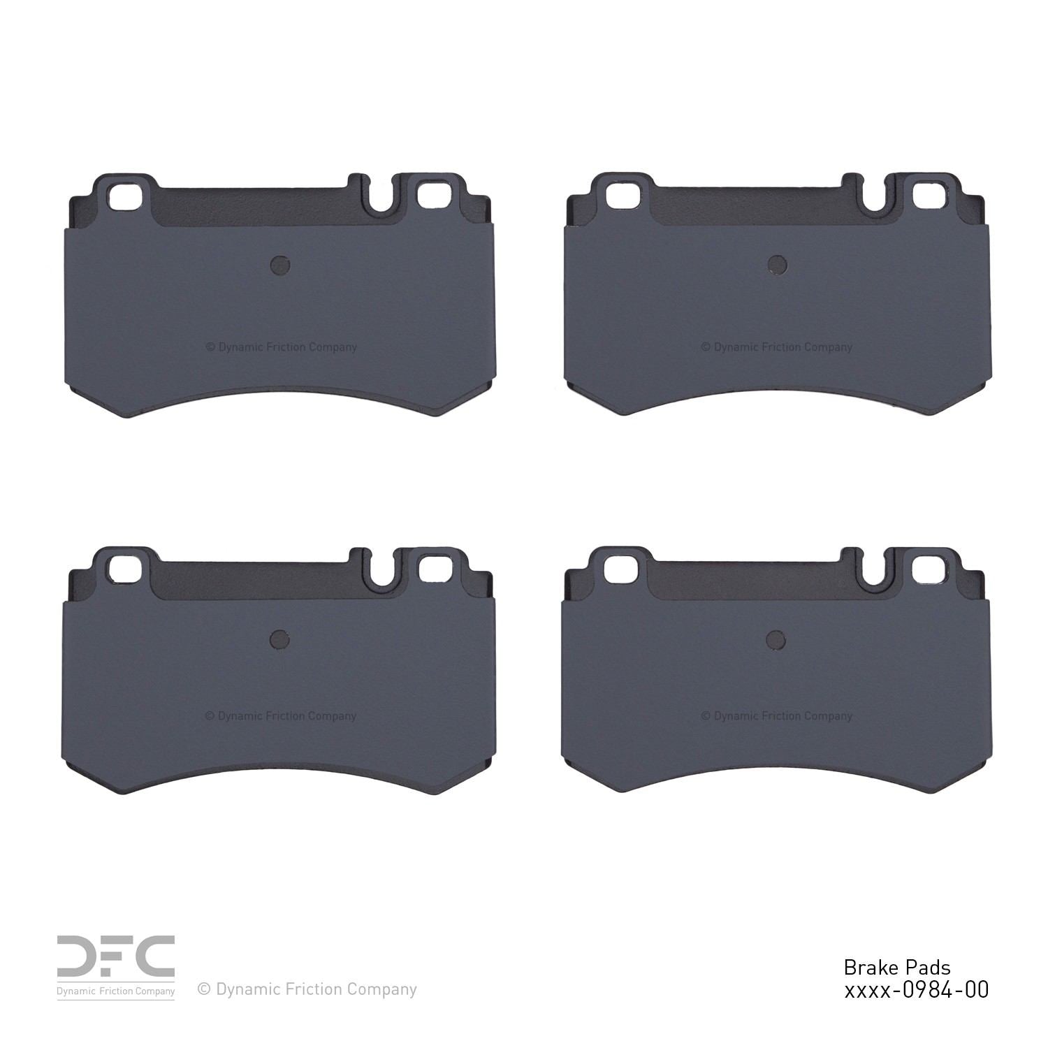 dynamic friction company disc brake pad set  frsport 1310-0984-00