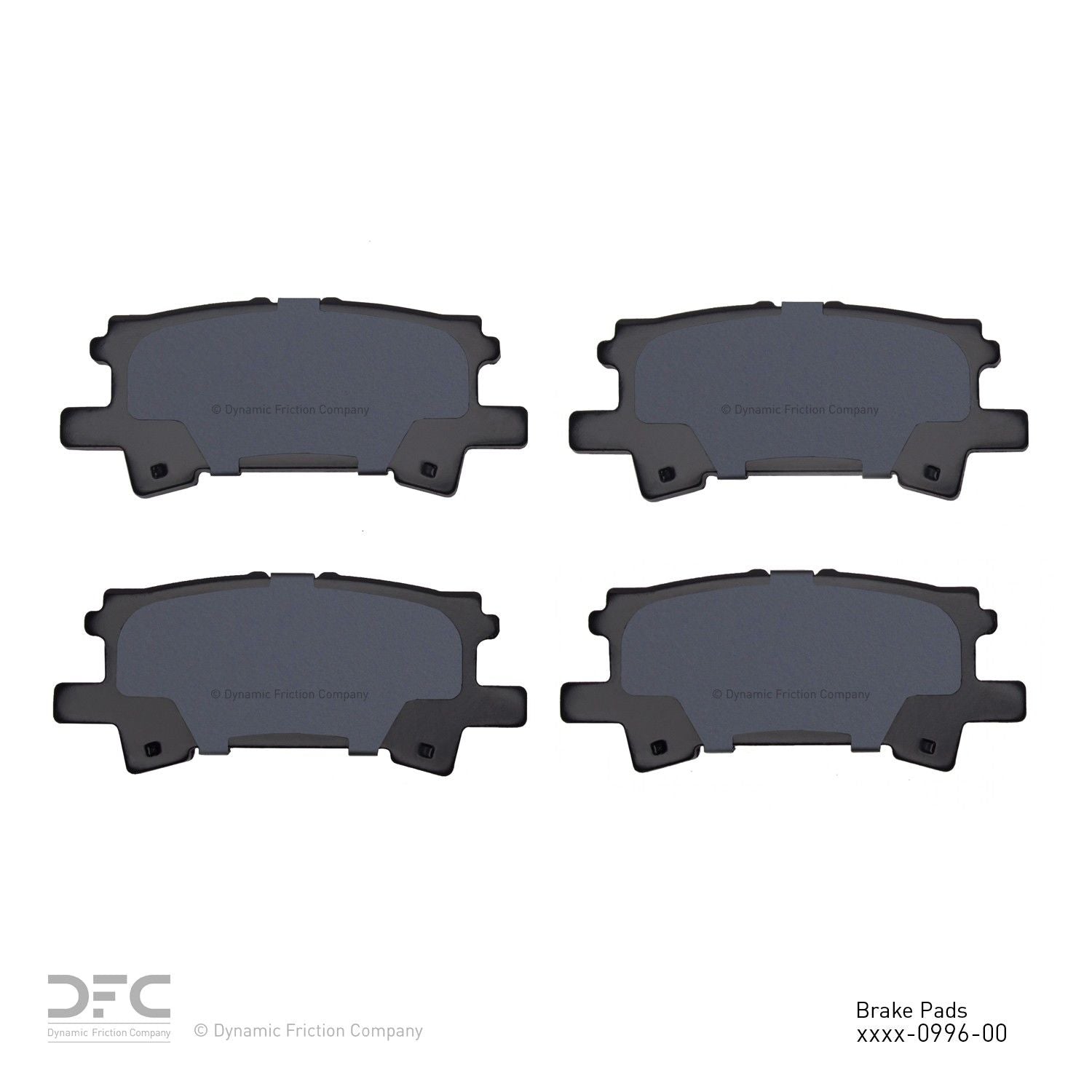 dynamic friction company disc brake pad set  frsport 1310-0996-00