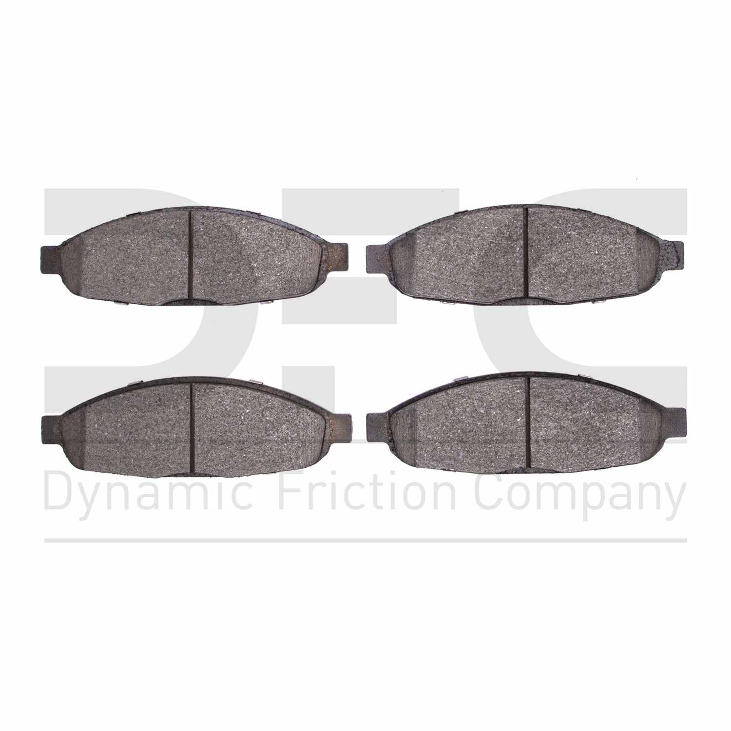 Dynamic Friction Company Disc Brake Pad Set  top view frsport 1310-0997-00