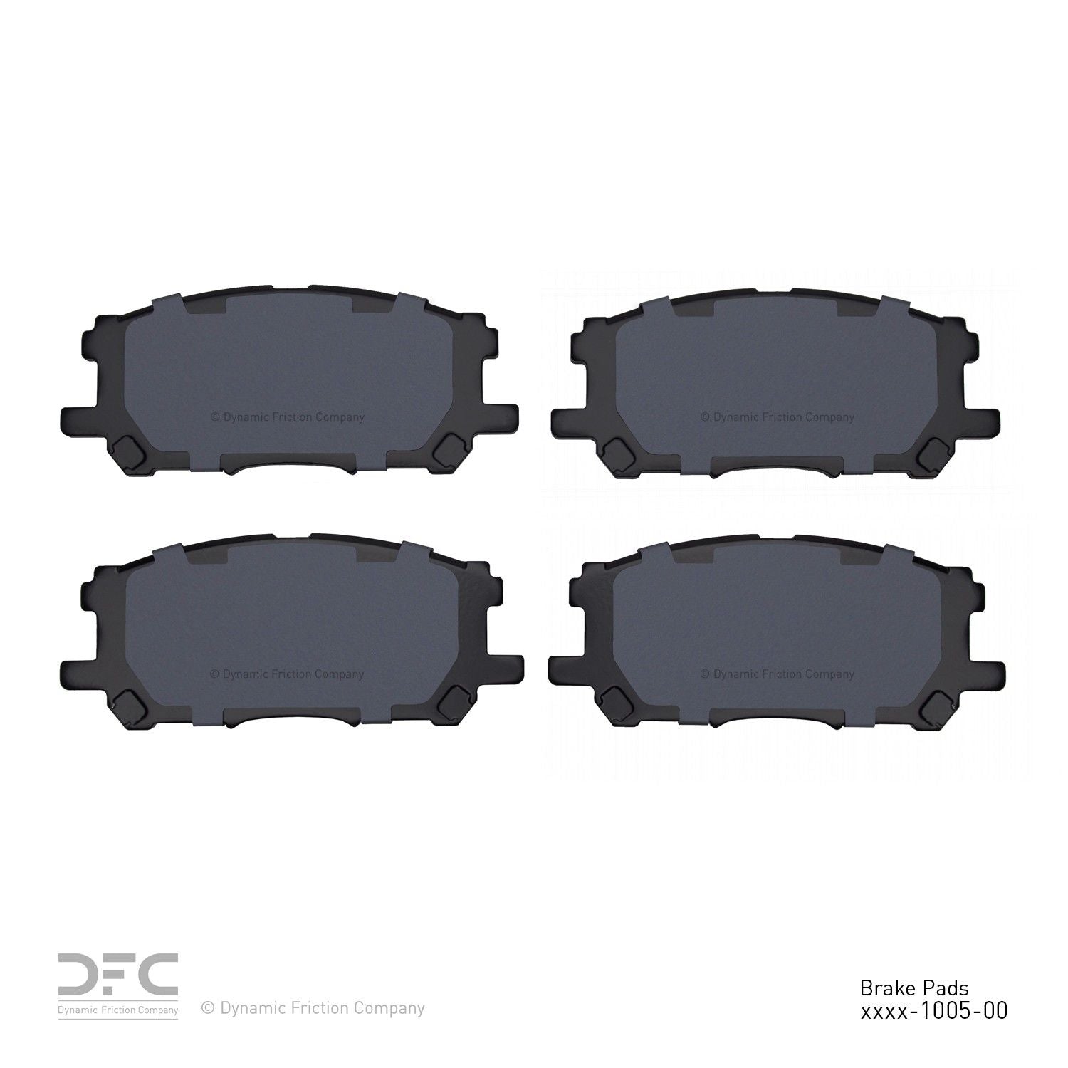 dynamic friction company disc brake pad set  frsport 1310-1005-00