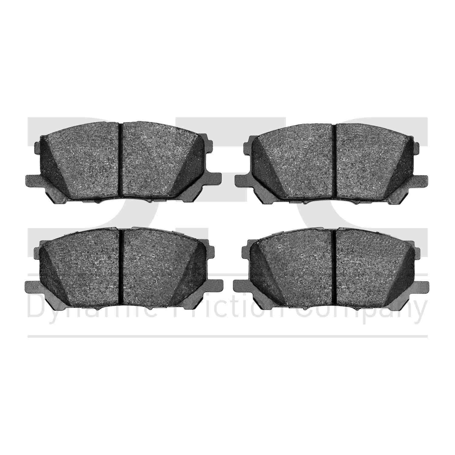 Dynamic Friction Company Disc Brake Pad Set  top view frsport 1310-1005-00