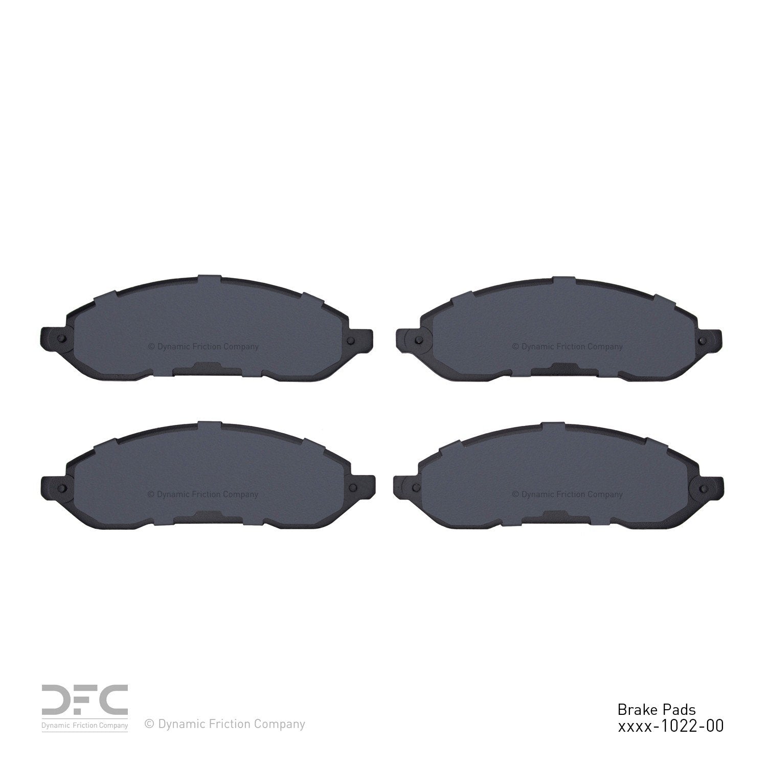 dynamic friction company disc brake pad set  frsport 1310-1022-00