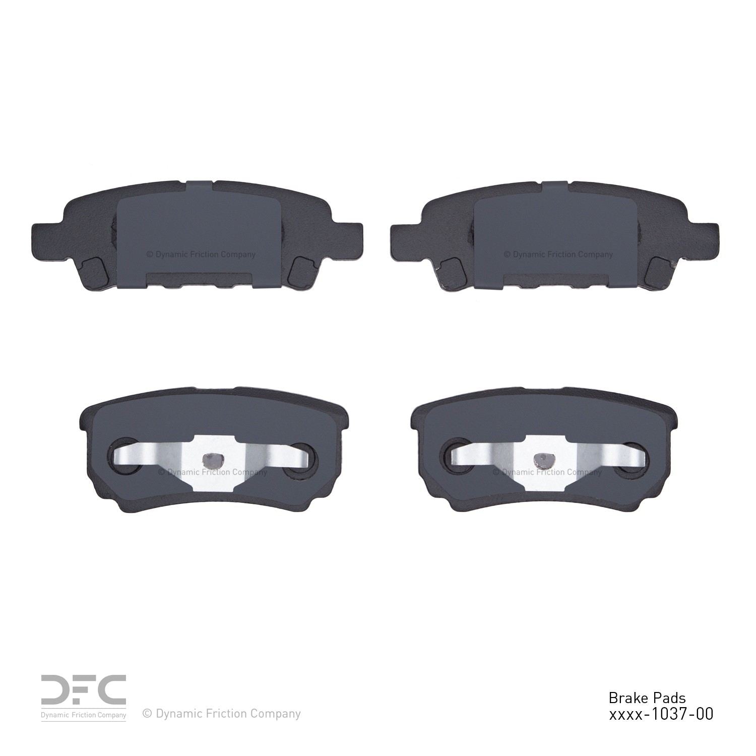 dynamic friction company disc brake pad set  frsport 1310-1037-00