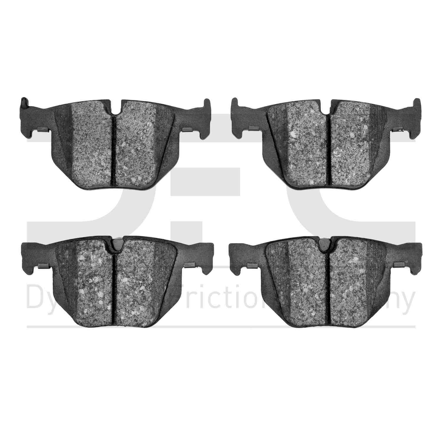 Dynamic Friction Company Disc Brake Pad Set  top view frsport 1310-1042-00