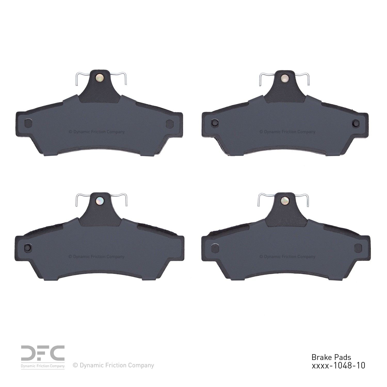 dynamic friction company disc brake pad set  frsport 1310-1048-10