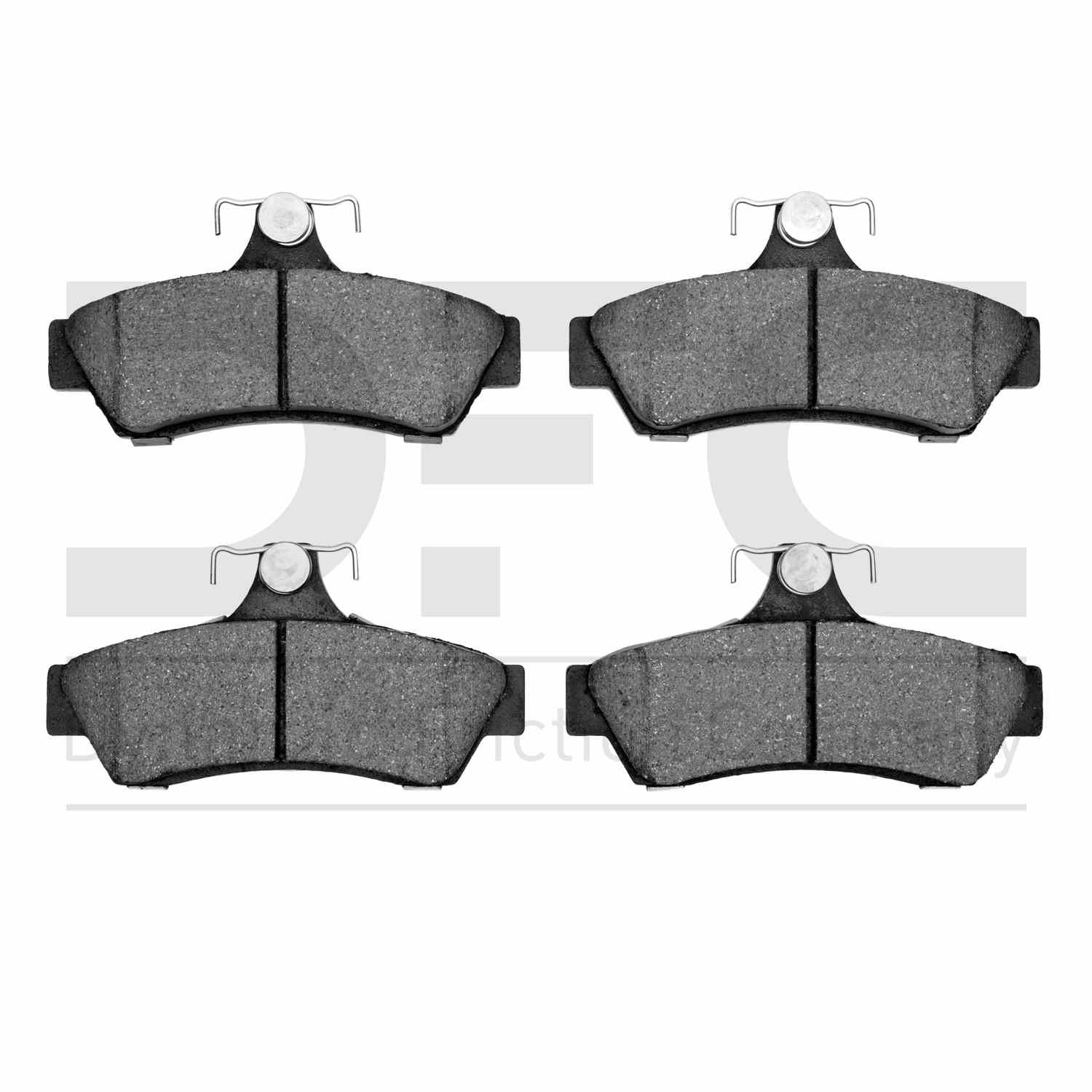 Dynamic Friction Company Disc Brake Pad Set  top view frsport 1310-1048-10