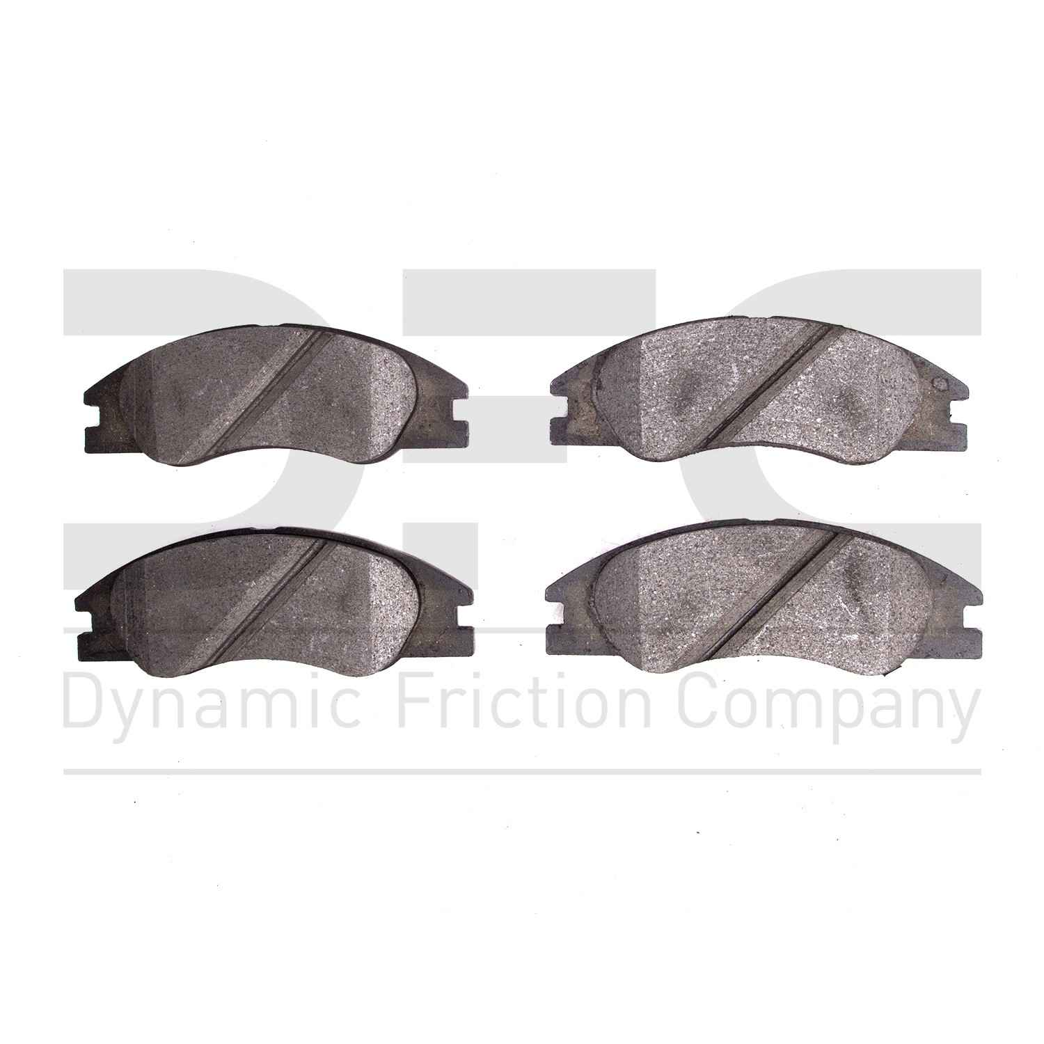 Dynamic Friction Company Disc Brake Pad Set  top view frsport 1310-1074-00