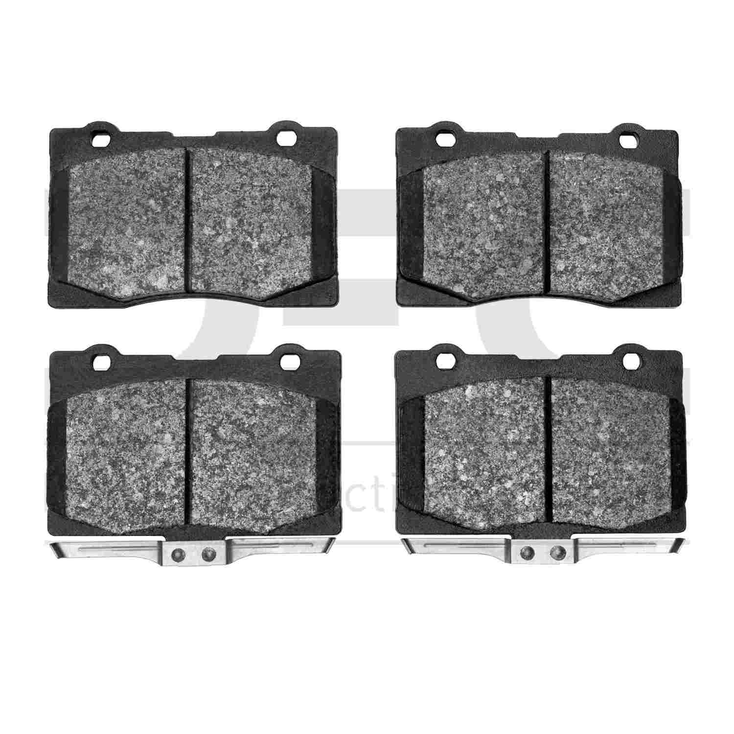 Dynamic Friction Company Disc Brake Pad Set  top view frsport 1310-1091-00